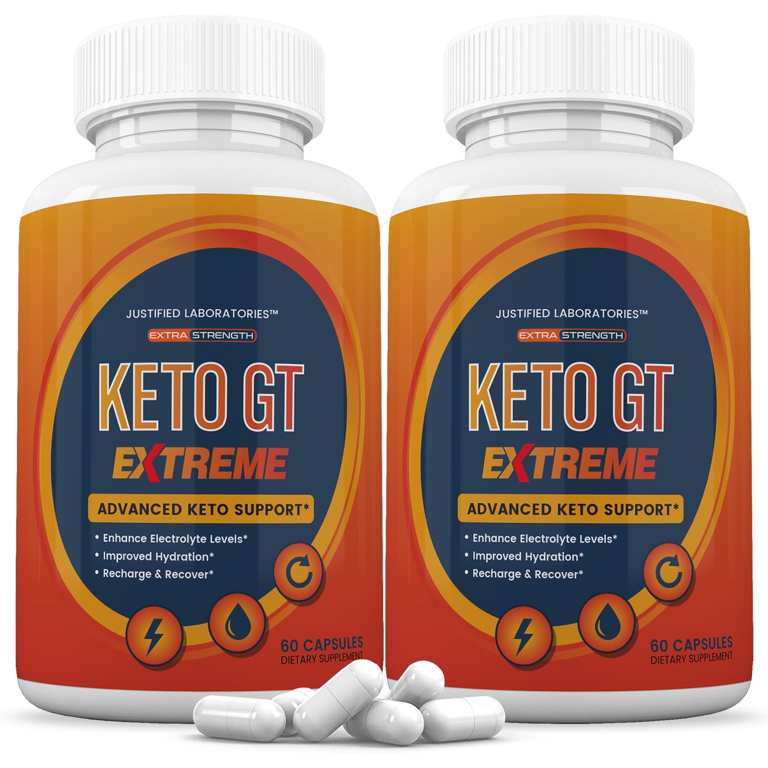 Justified Laboratories Keto GT Extreme 1675MG Capsules, 60 Count