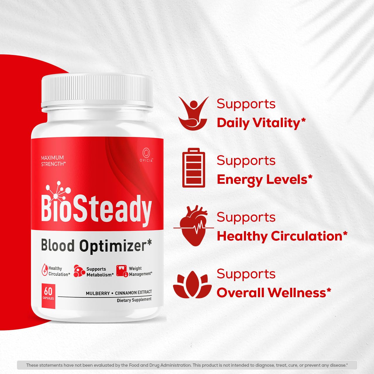 OVICIA Biosteady Capsules Advanced Formula, Capsule, 300 Count