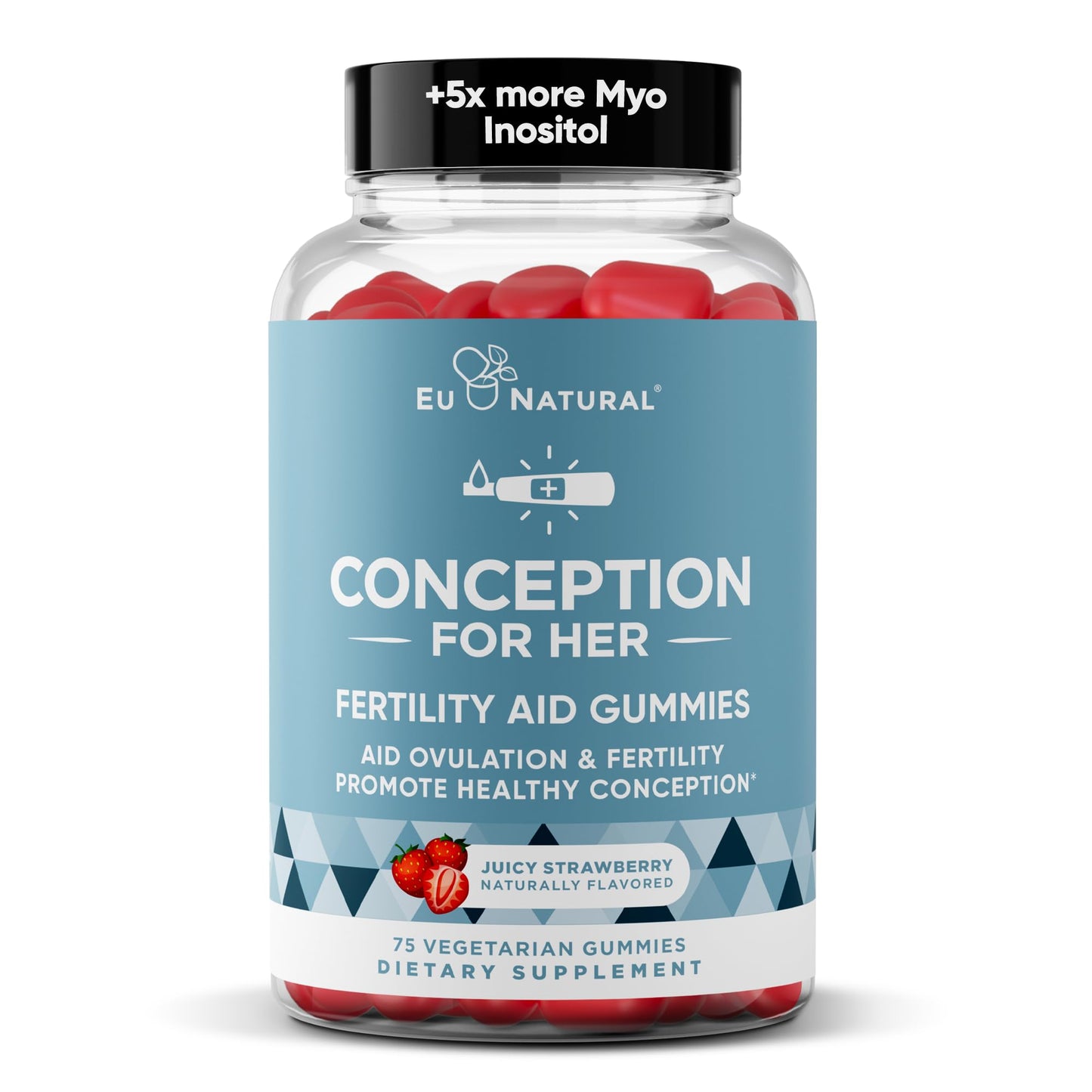 Eu Natural Conception for Her Fertility with Myo-Inositol, Gummies, 75