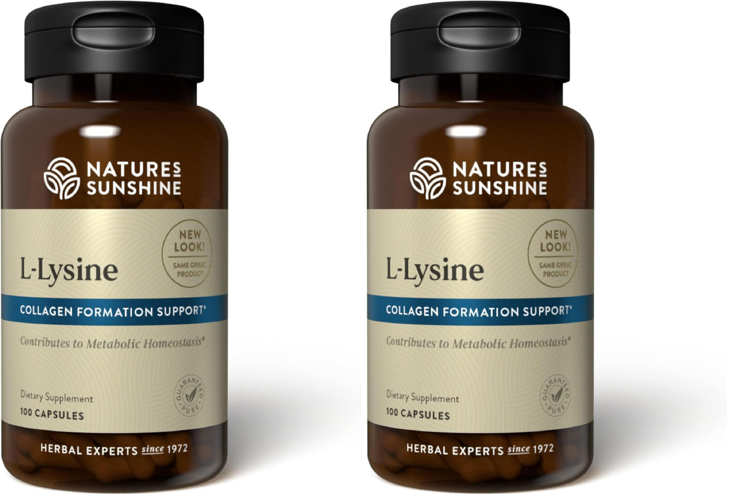 Nature's Sunshine L-Lysine Capsules, 200 Count