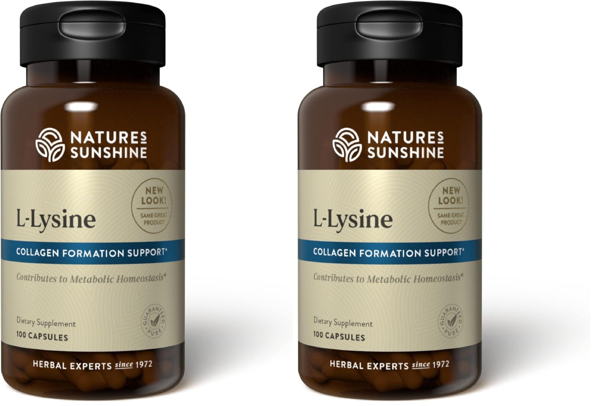 Nature's Sunshine L-Lysine Capsules, 200 Count