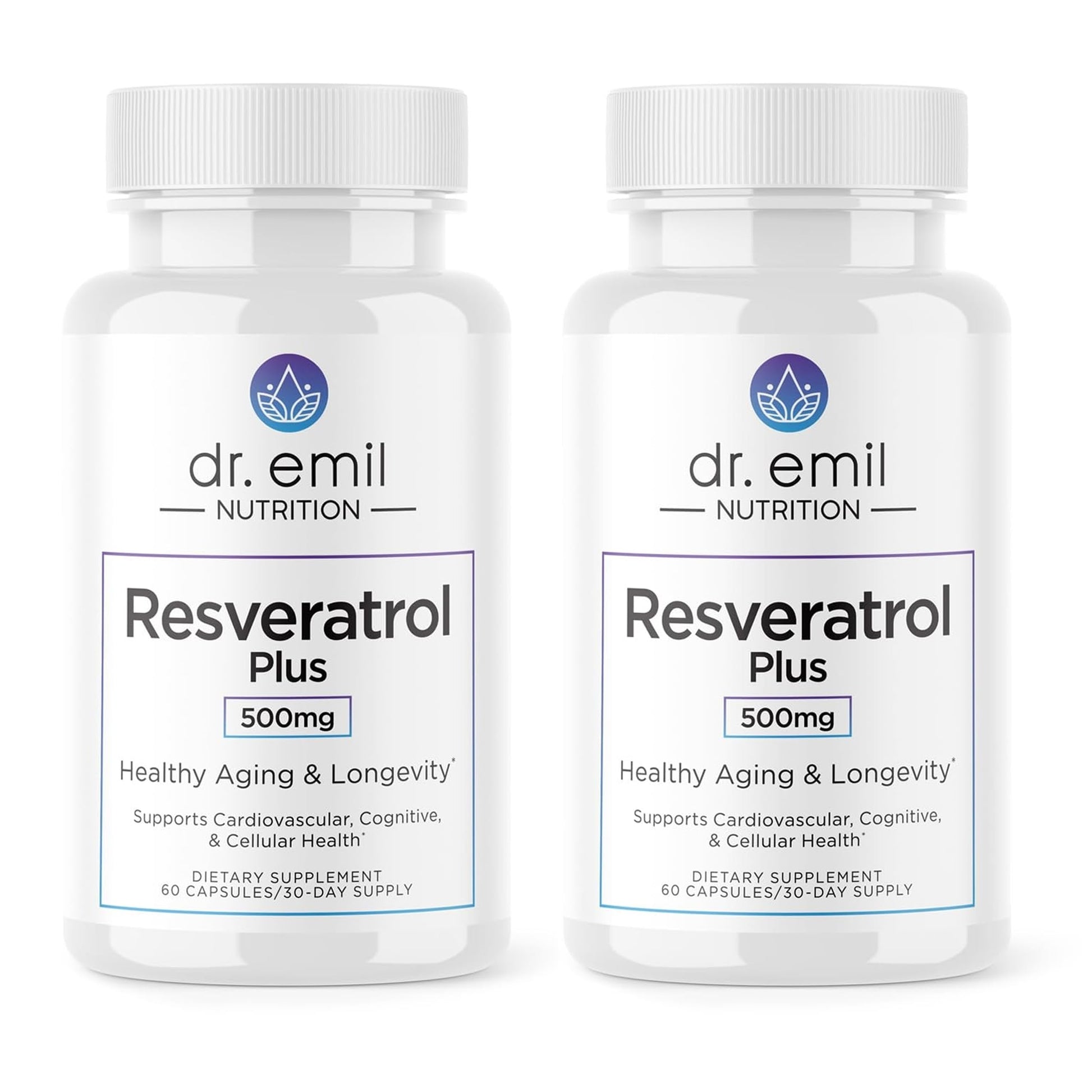 DR. EMIL NUTRITION Resveratrol Supplement Capsules 120