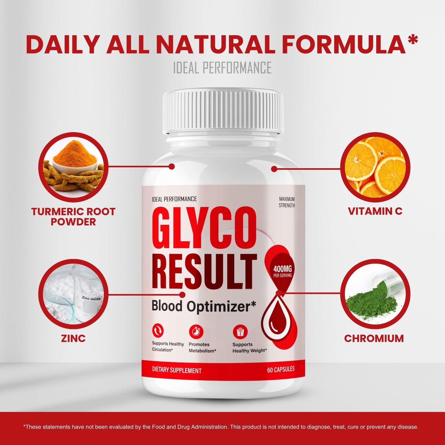 IDEAL PERFORMANCE Glyco Result Capsules 180