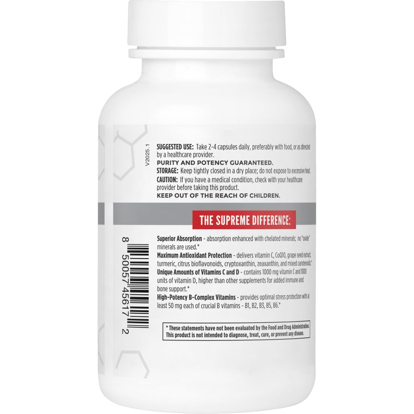 NBI Supreme Daily Multivitamin Capsule, 120 Count