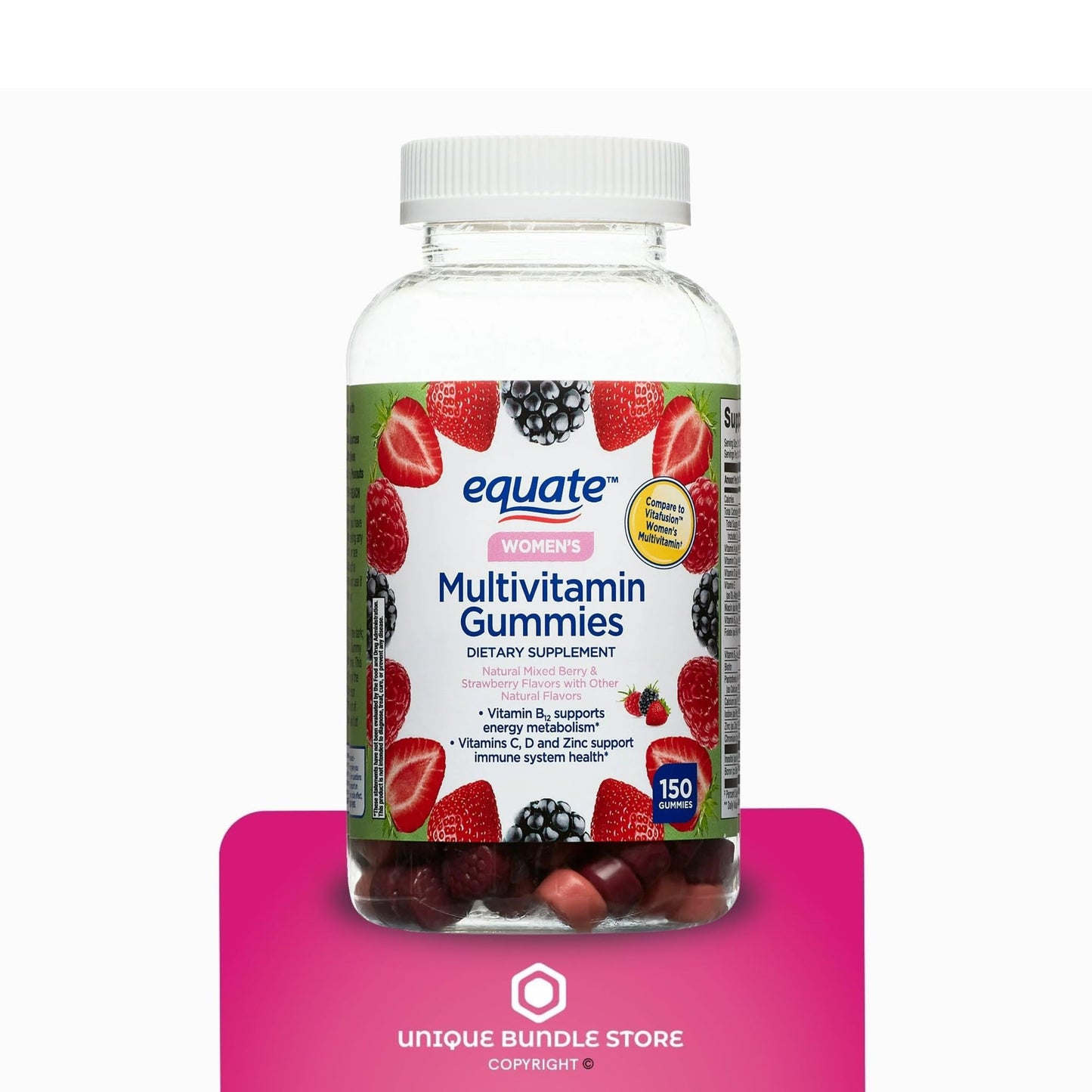 Unique Bundle Store Multivitamin Women 150 Gummies