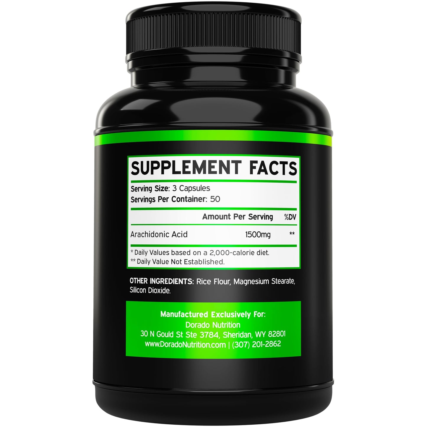 Dorado Nutrition Arachidonic Acid & Epicatechin Extract Capsules, 270 Capsules