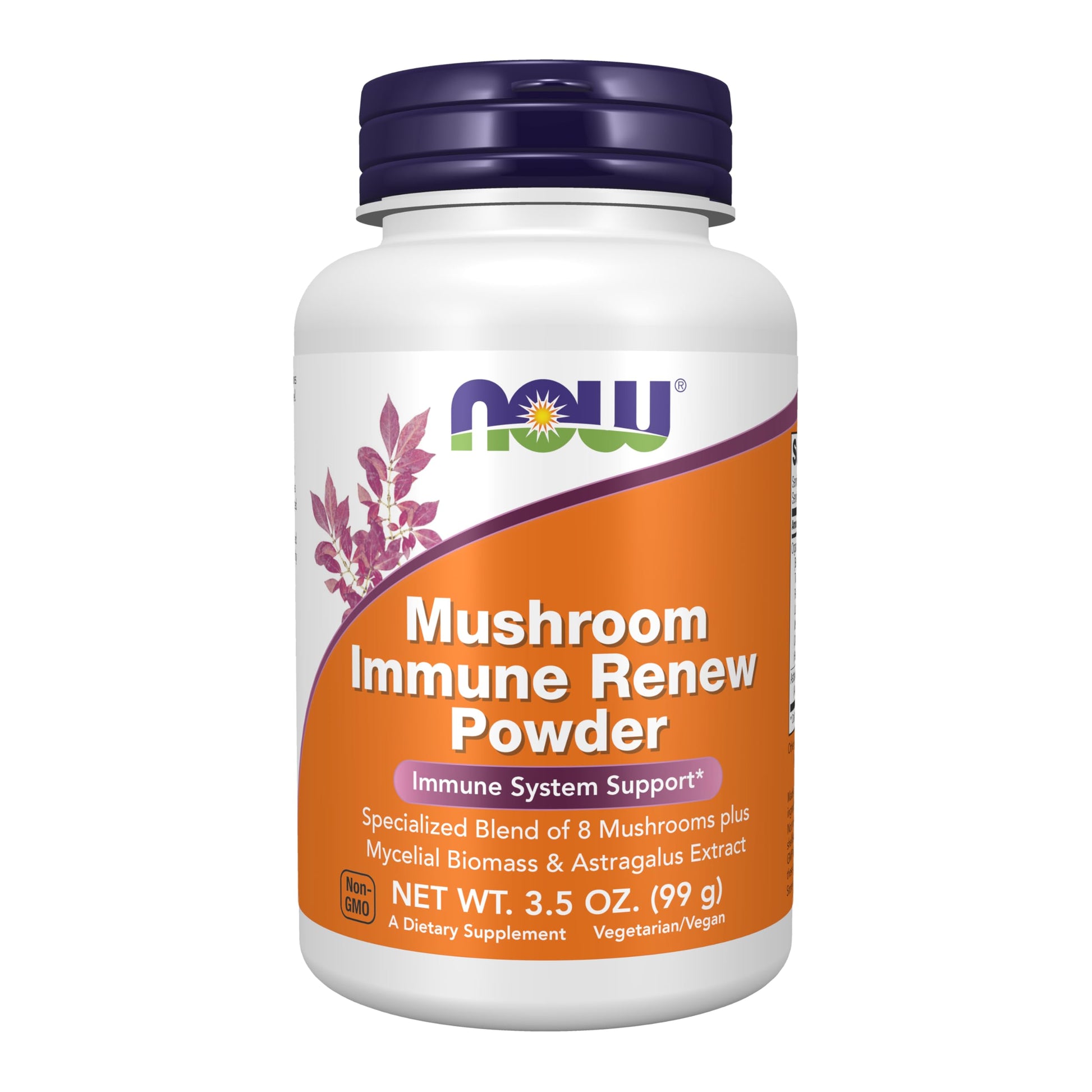 NOW Foods Mushroom Immune Renew with Astragalus Root Extract Powder, 4 Ounce
