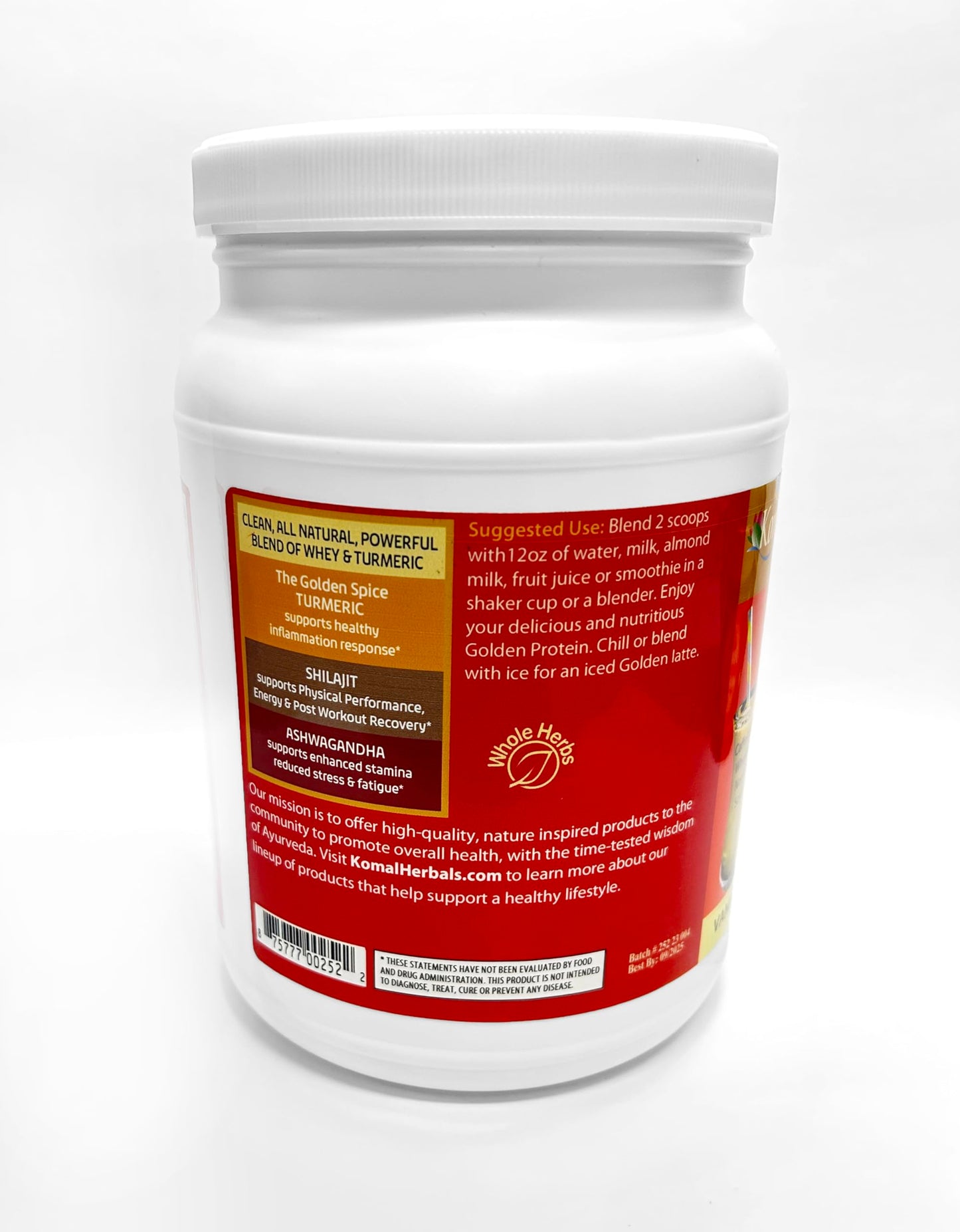 PRAAS Golden-T Whey Protein Vanilla Powder, 28.16 oz
