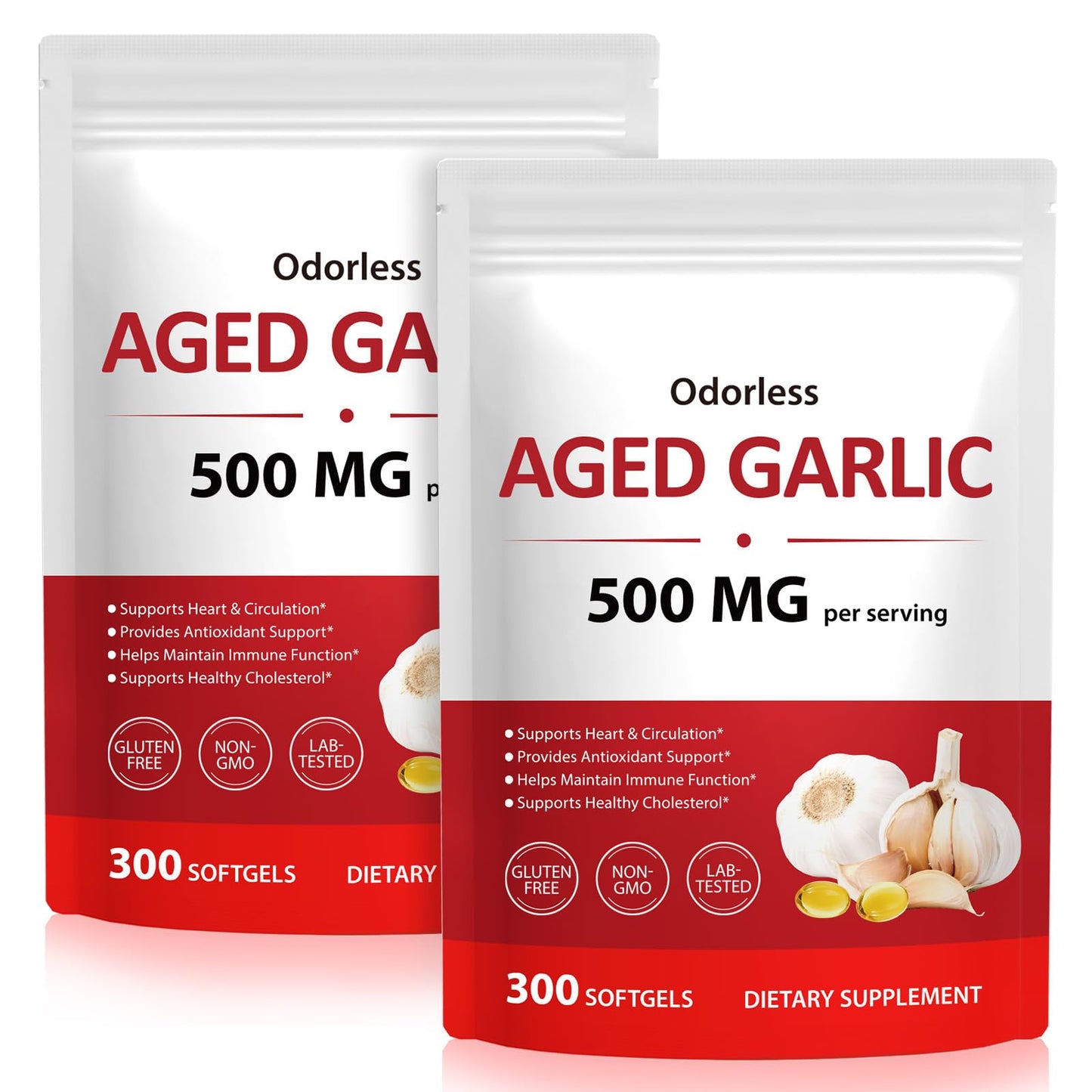 NIFEISHI Aged Garlic Extract Capsules 600 Count
