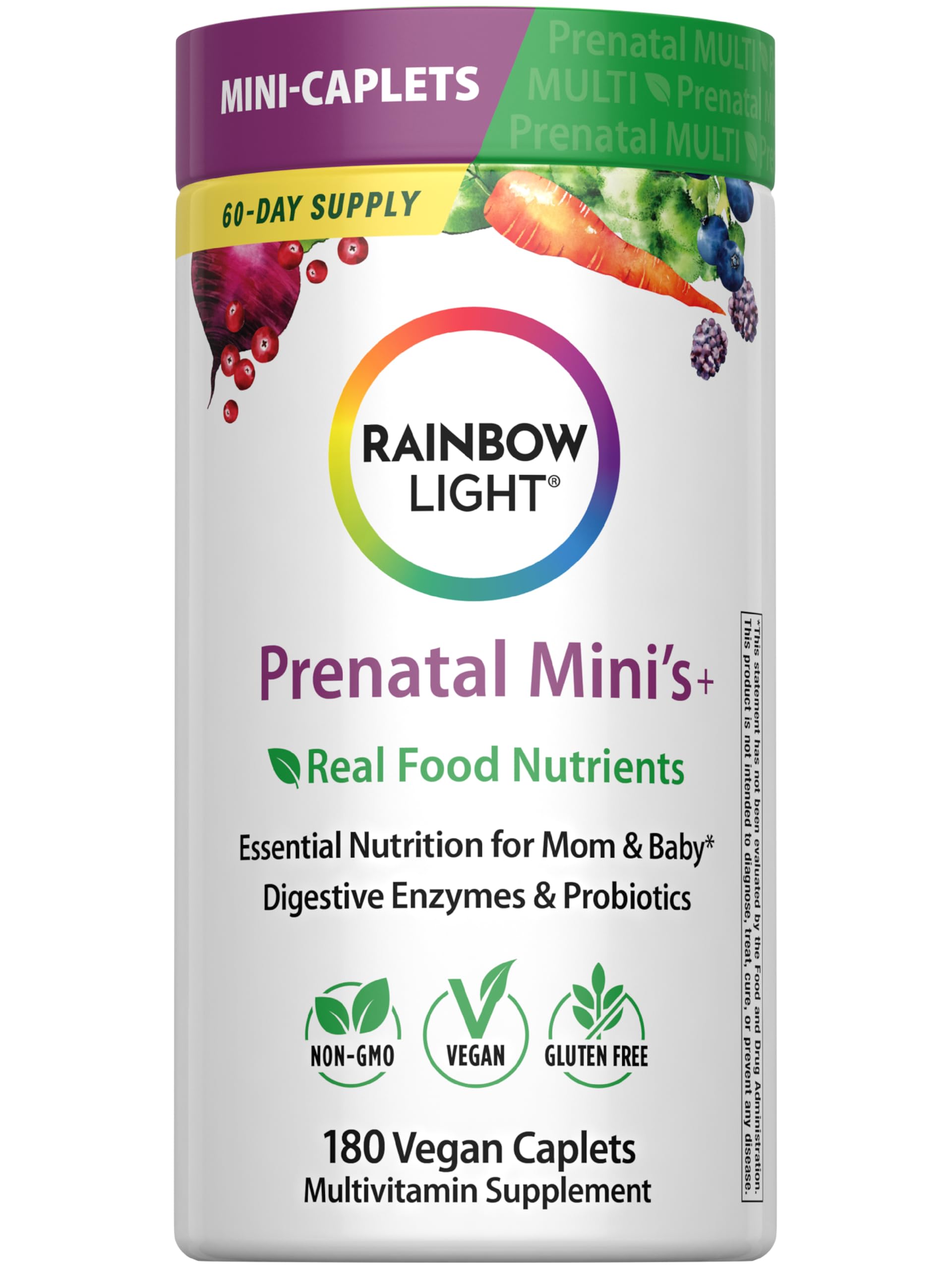 Rainbow Light Prenatal + Multivitamin for Women 180 Tablets