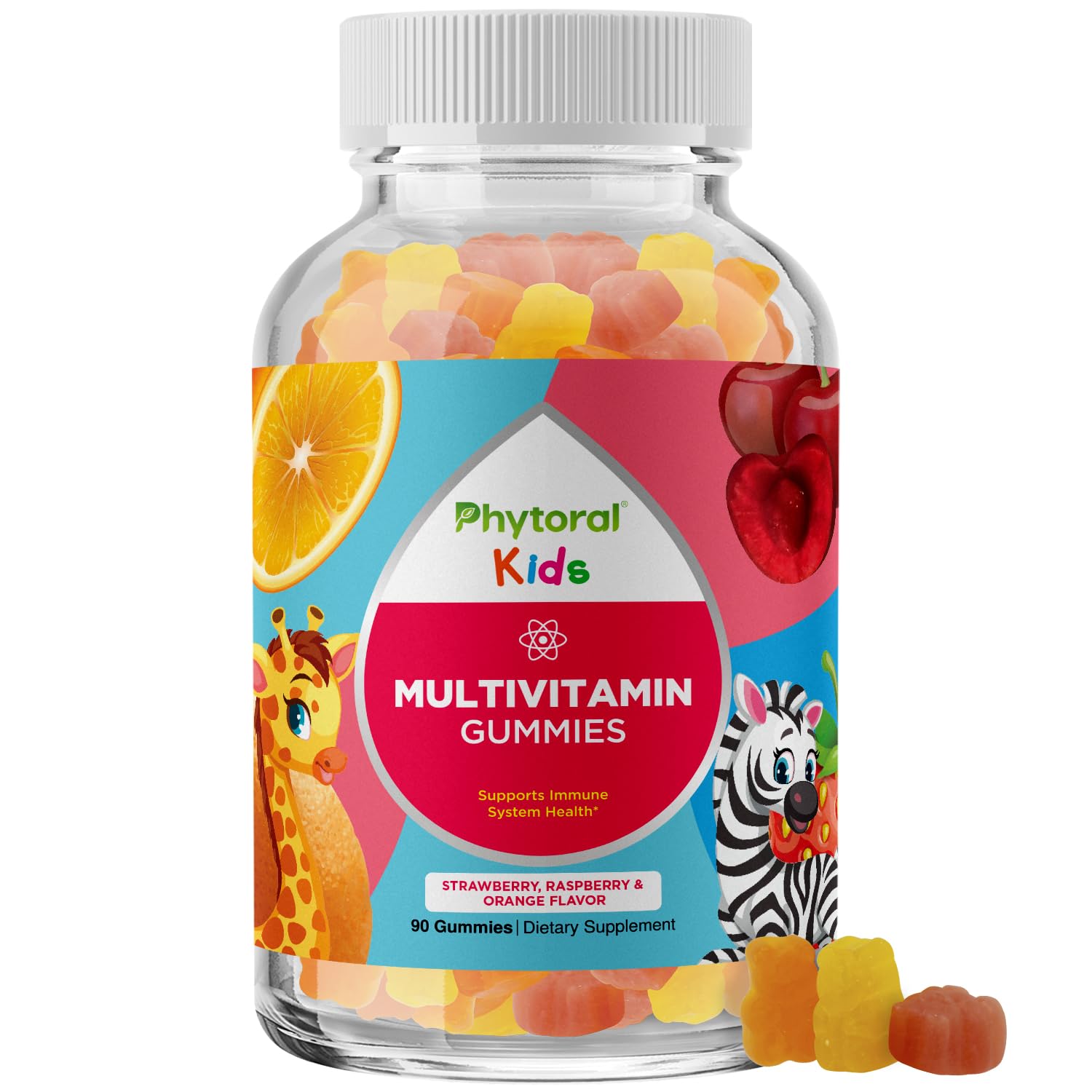 Phytoral Kids Gummy Multivitamin Chewable, 90 Count
