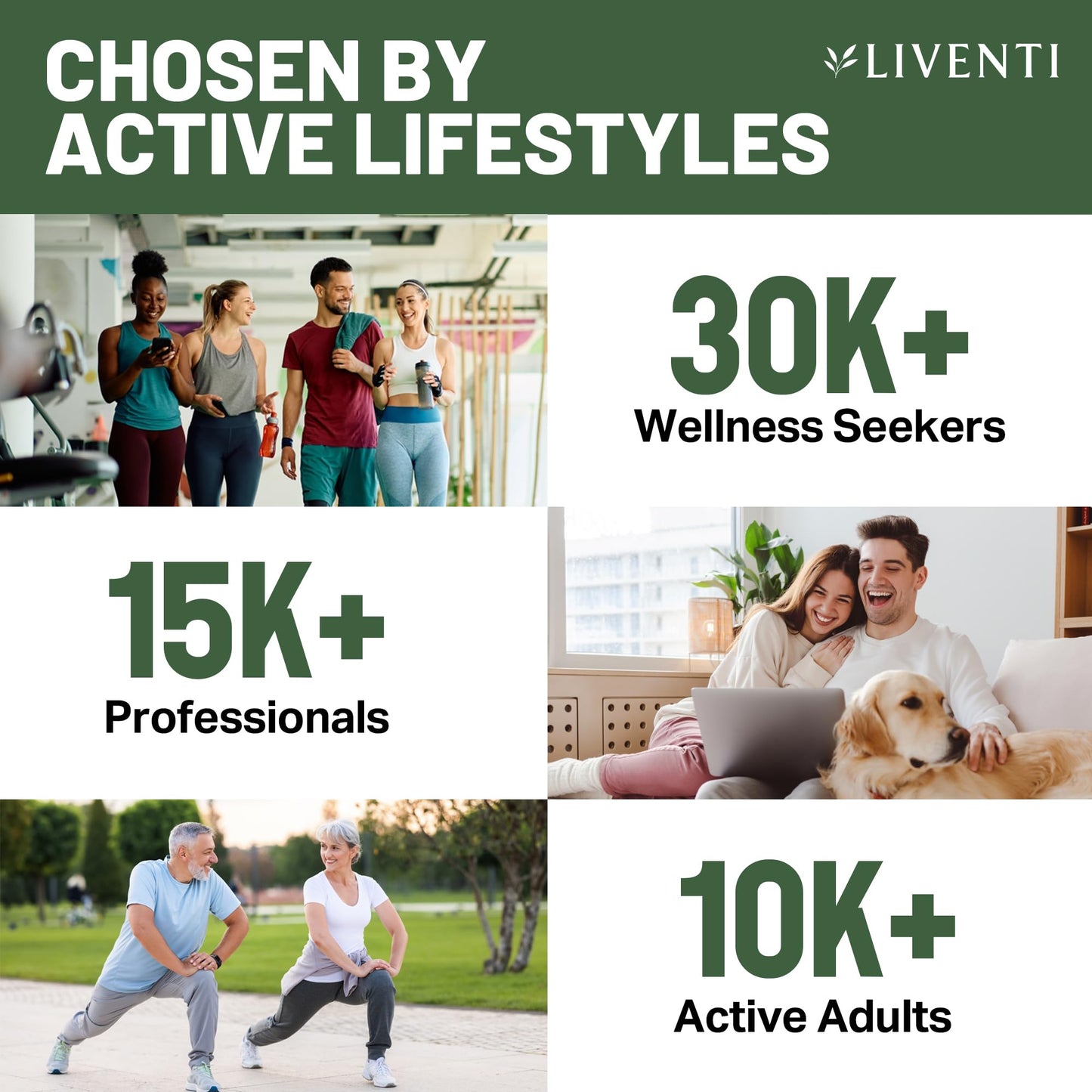 LIVENTI NMN Gummies 1000mg, 90 Gummies