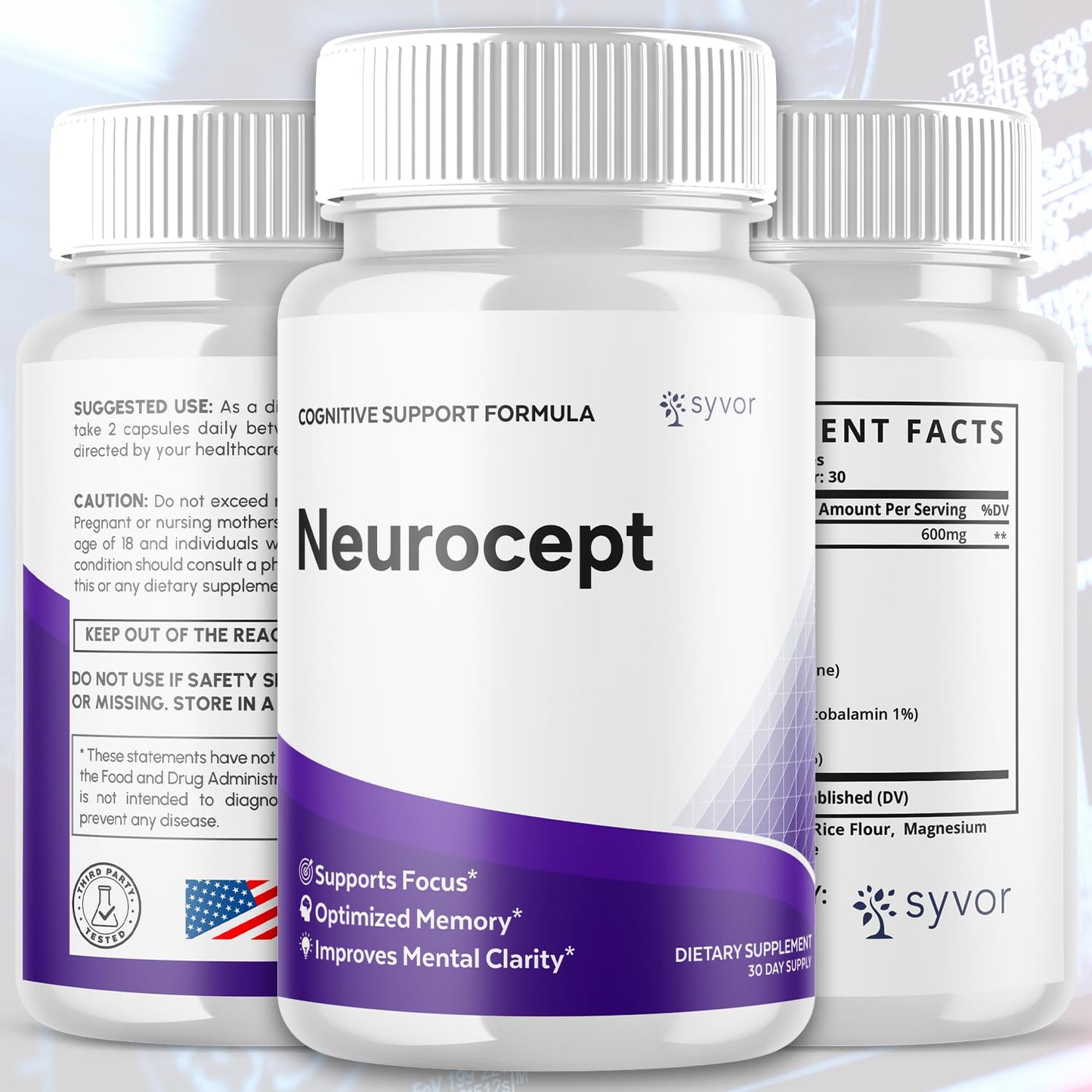 Syvor Neurocept Capsule 180 Capsules