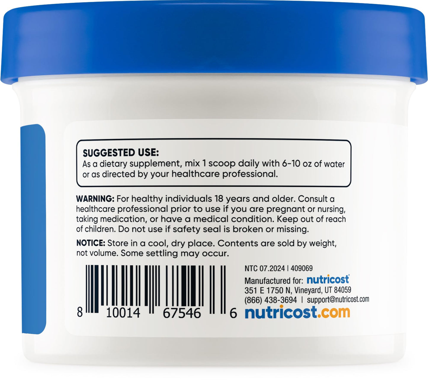 Nutricost 5-HTP Powder 0.9 Ounce