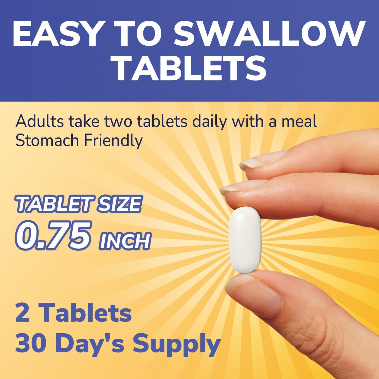 Vitalibre D3 K2 Calcium Supplement Tablet, 60 Tablets