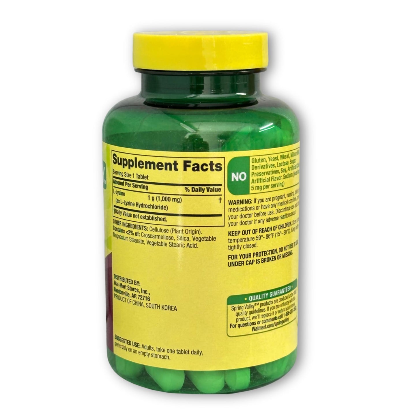 FUSION SHOP STORE L-Lysine 1000mg Tablets, 100
