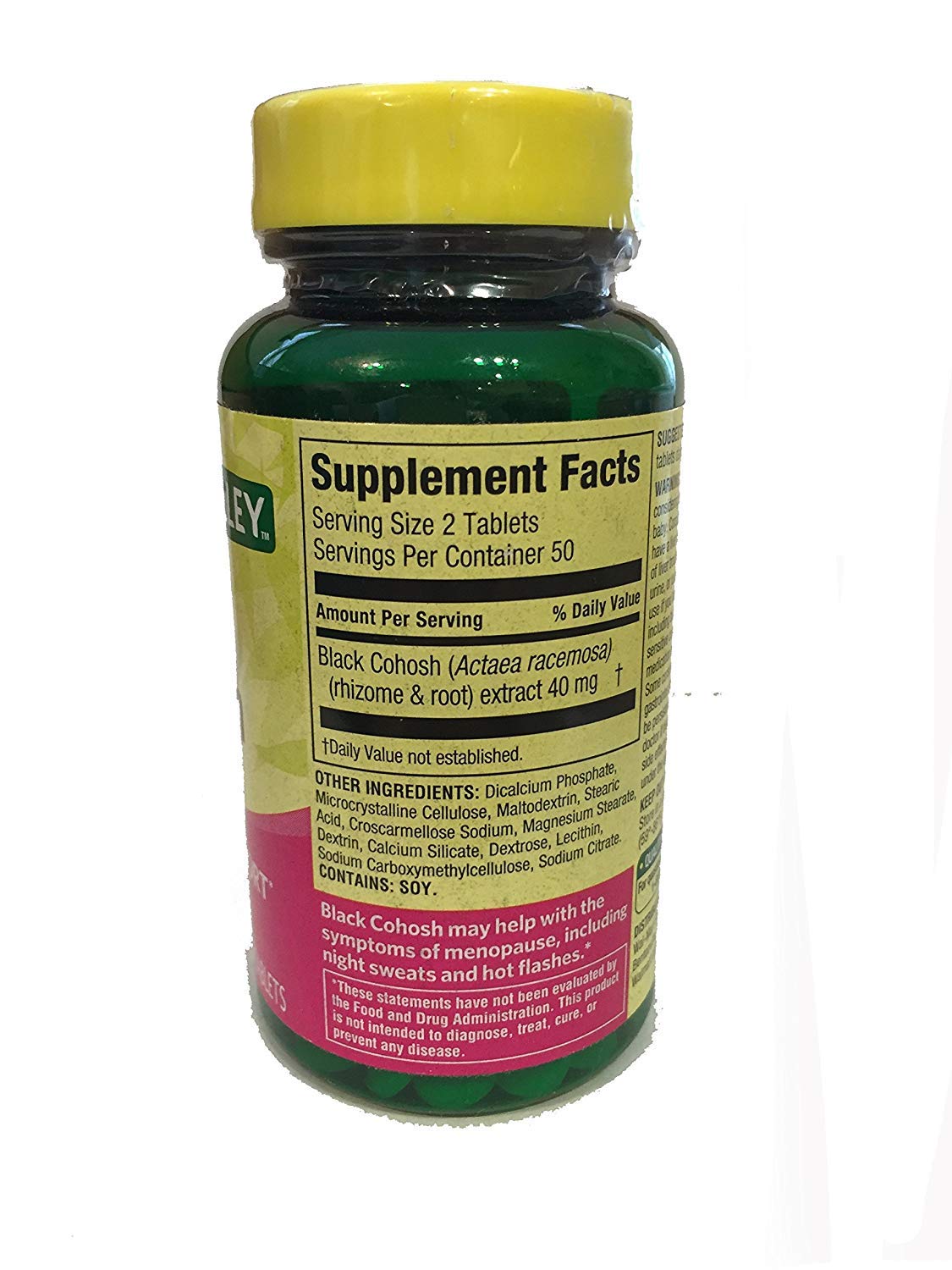 CHONGYA Black Cohosh Extract Tablets 100