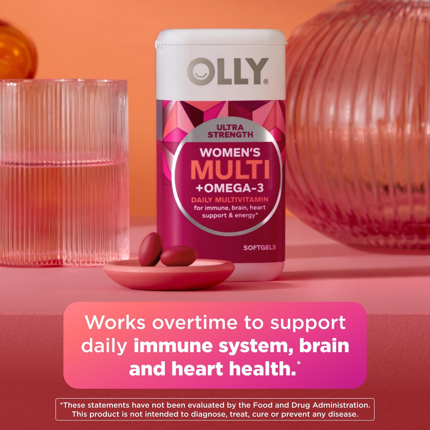 OLLY Ultra Strength Women's Multi Softgels 60 Count