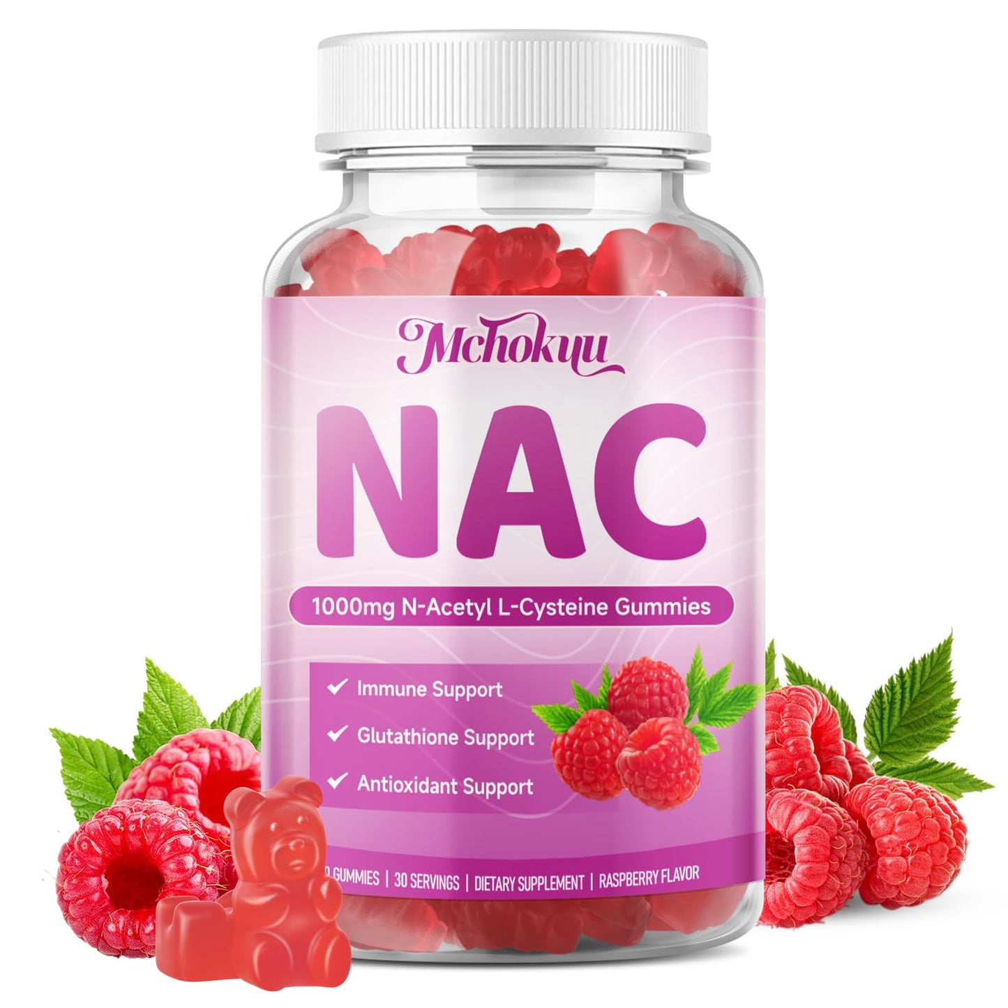 Mchokuu N-Acetyl Cysteine Gummies 60 Count