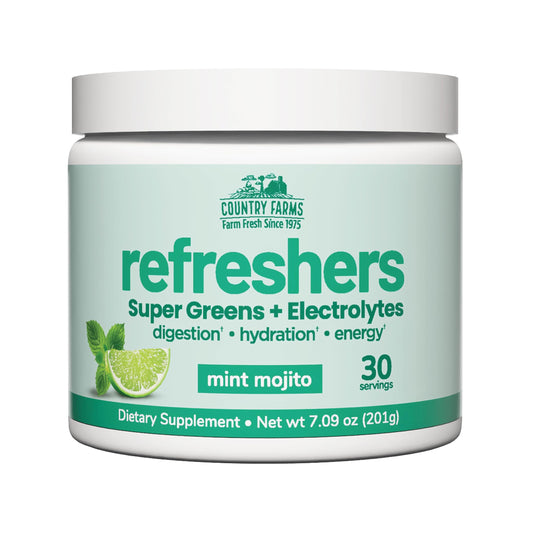 Country Farms Refreshers, Super Greens and Electrolytes Mint Mojito Powder 7.09 oz