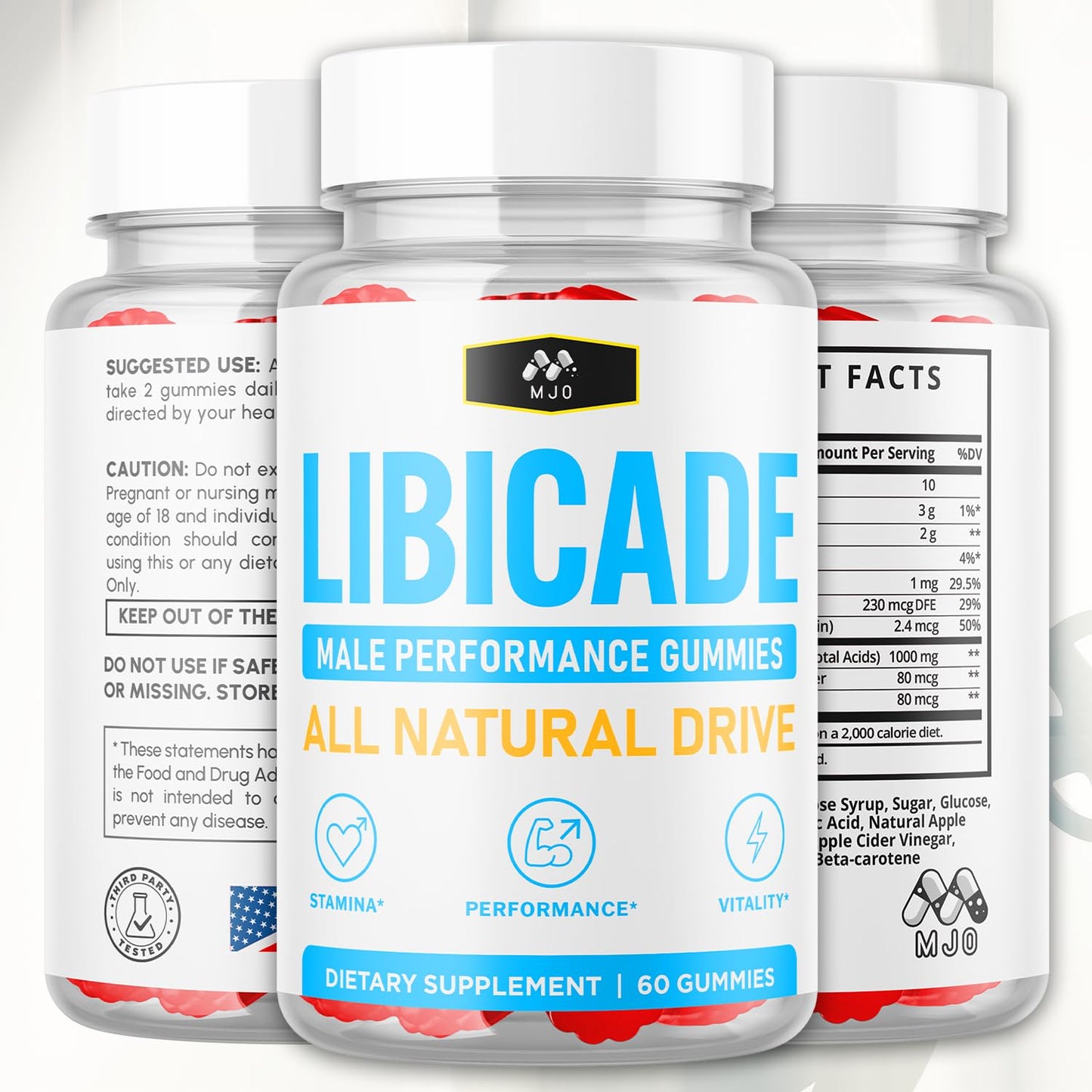 MJO Libicade Gummies 120 Gummies