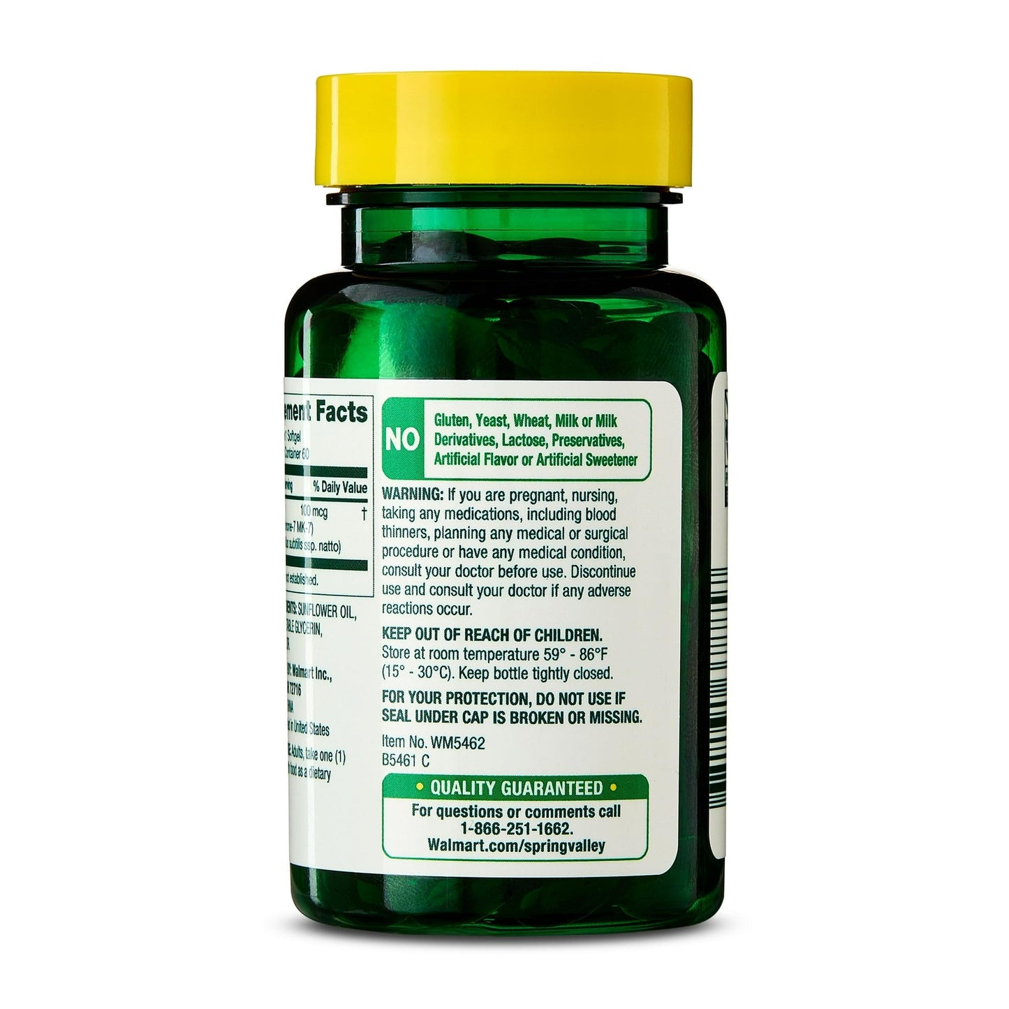 FUSION SHOP STORE Vitamin K2 100mcg Softgels 60 Count