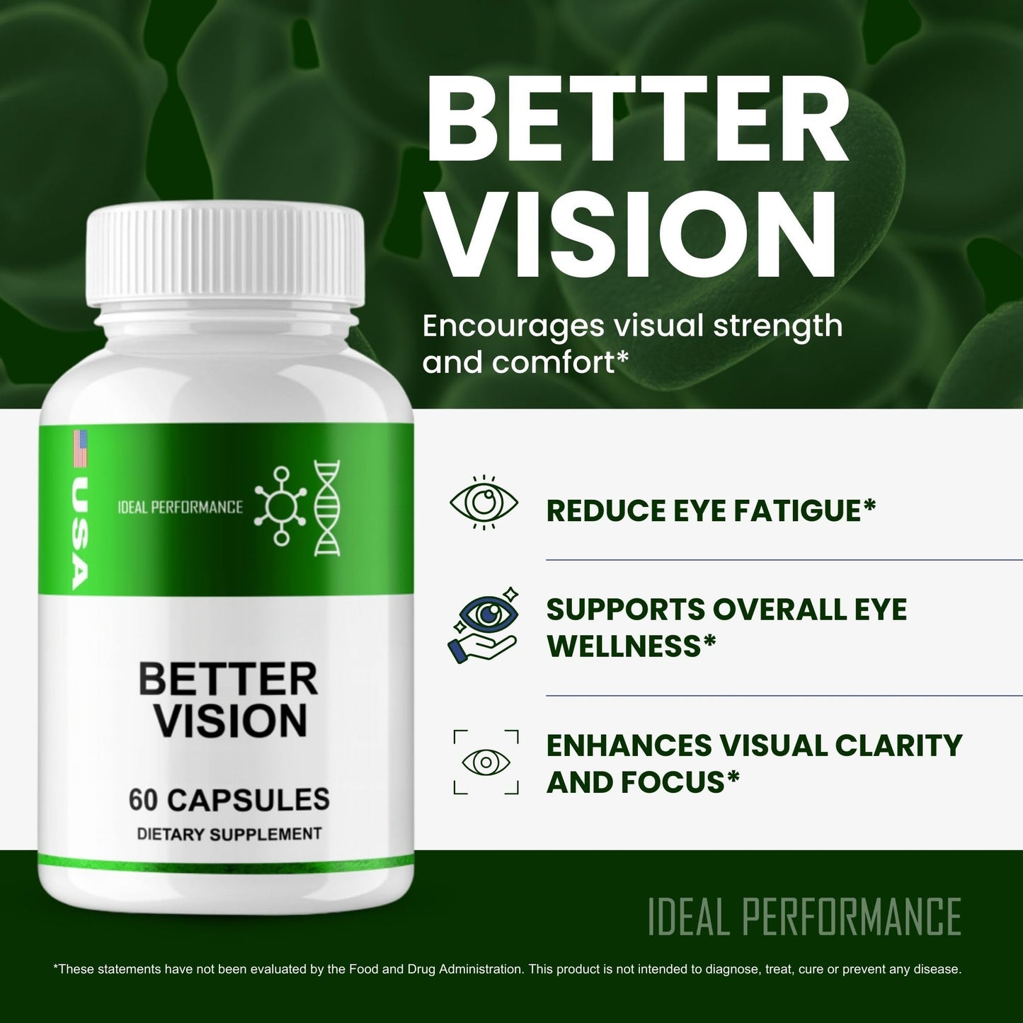 IDEAL PERFORMANCE BetterVision Capsules 180 Capsules