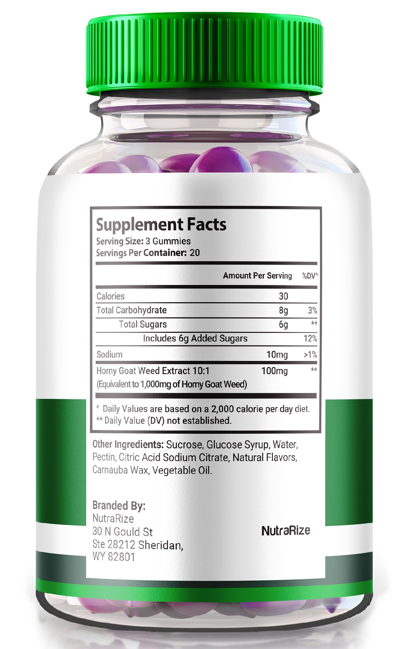 NutraRize Vigorous Vitality Gummies, 60 Gummies