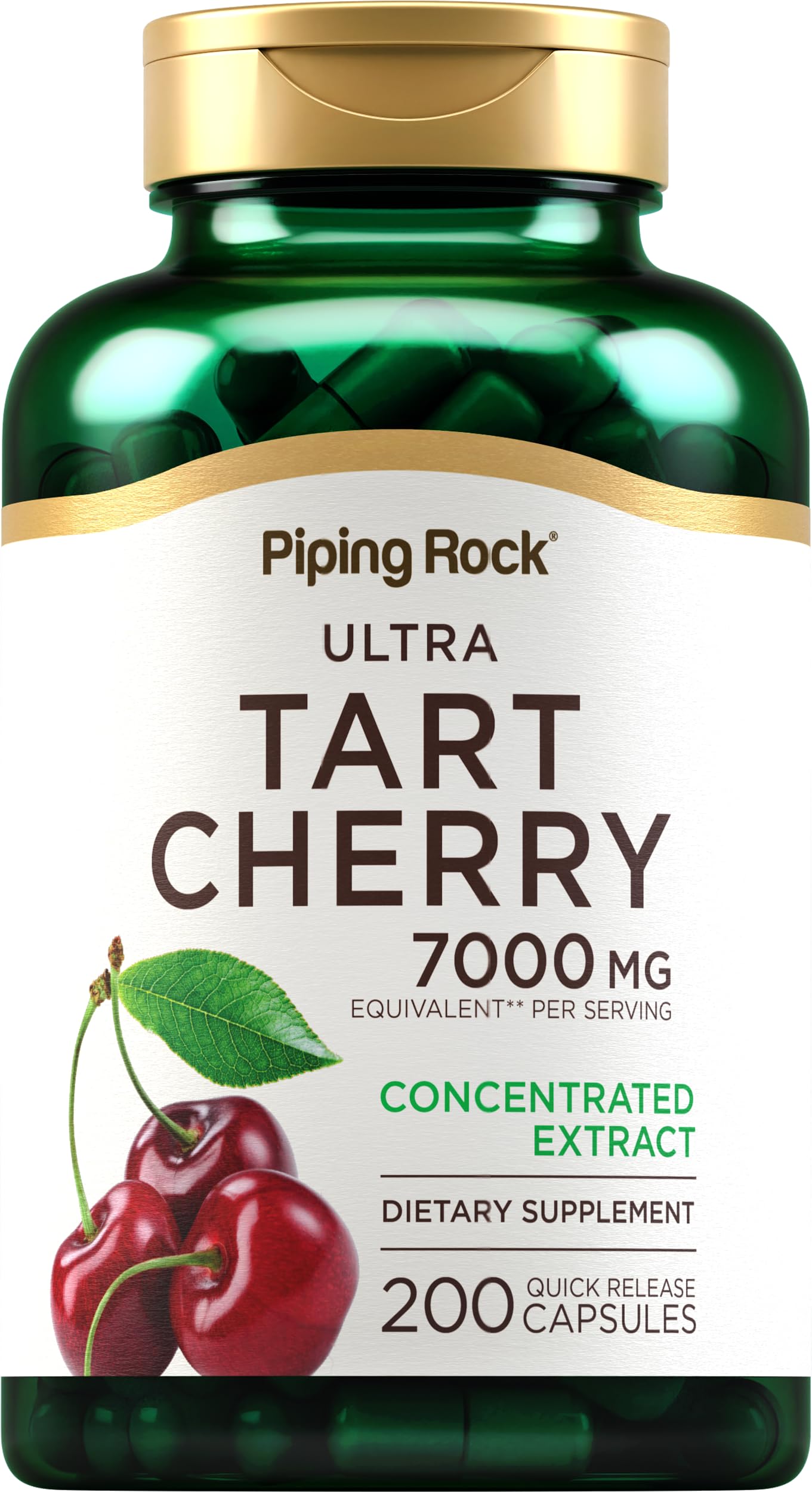 Piping Rock Tart Cherry Extract Capsules 200 Count