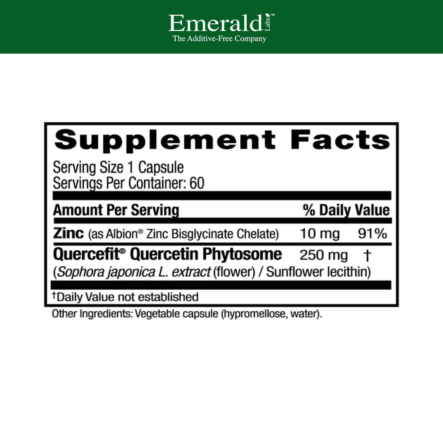 Emerald Labs Quercetin Phytosome Plus Capsules 60