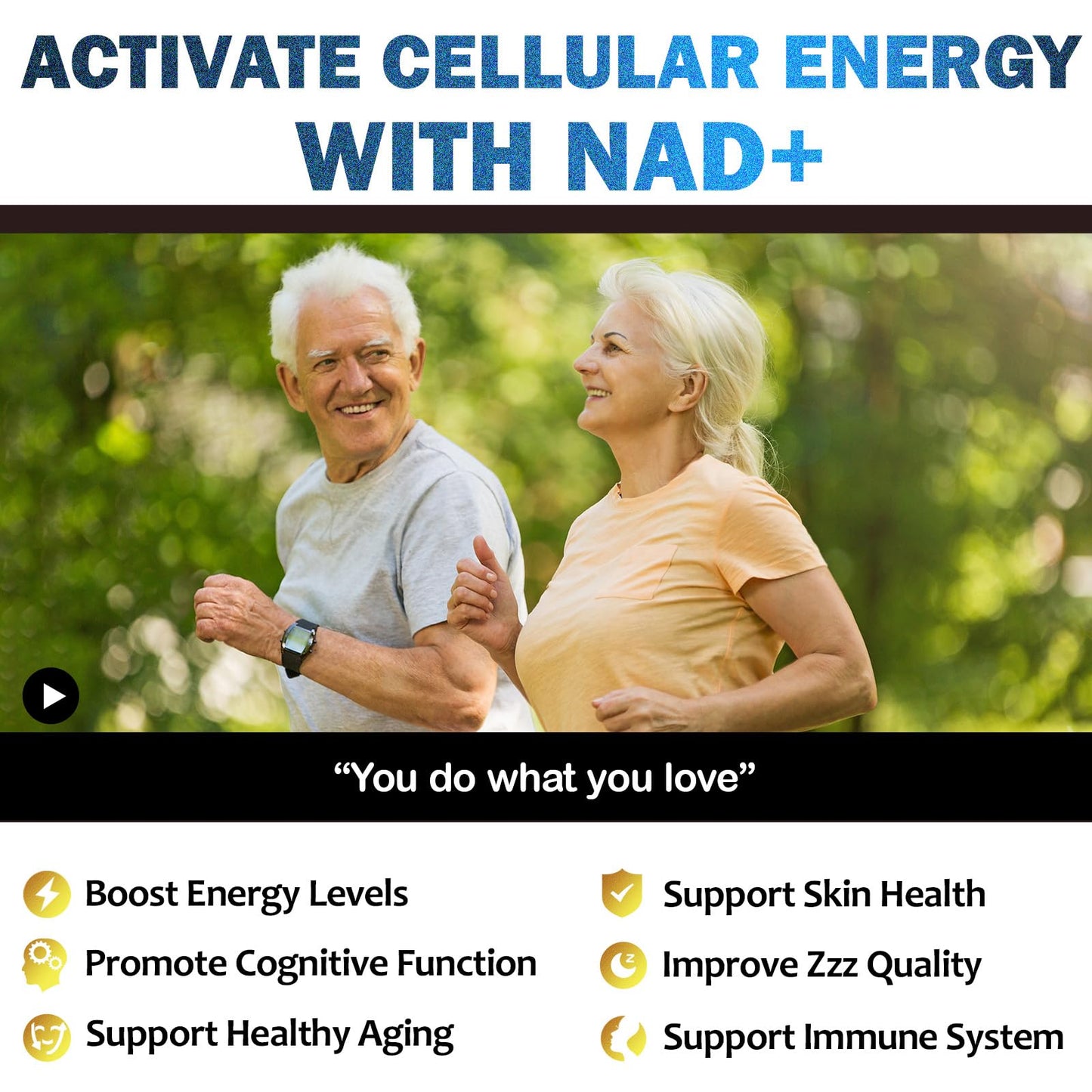 Novafun NAD+ Supplements 746mg 8-in-1 NAD Plus Supplement for Women & Men with Nicotinamide Riboside Niacinamide & Astaxanthin Supports Cellular Energy & Healthy Aging, 60 Capsules