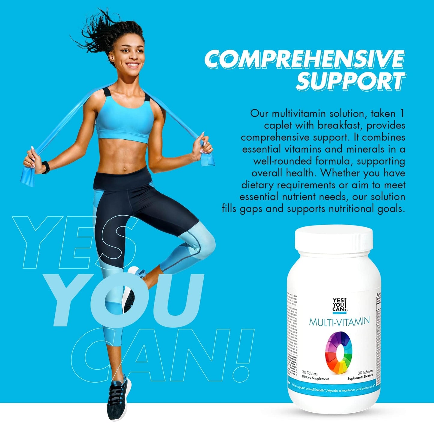 Yes You Can! Daily Multivitamins for Men and Women Tablet 30 Tablets
