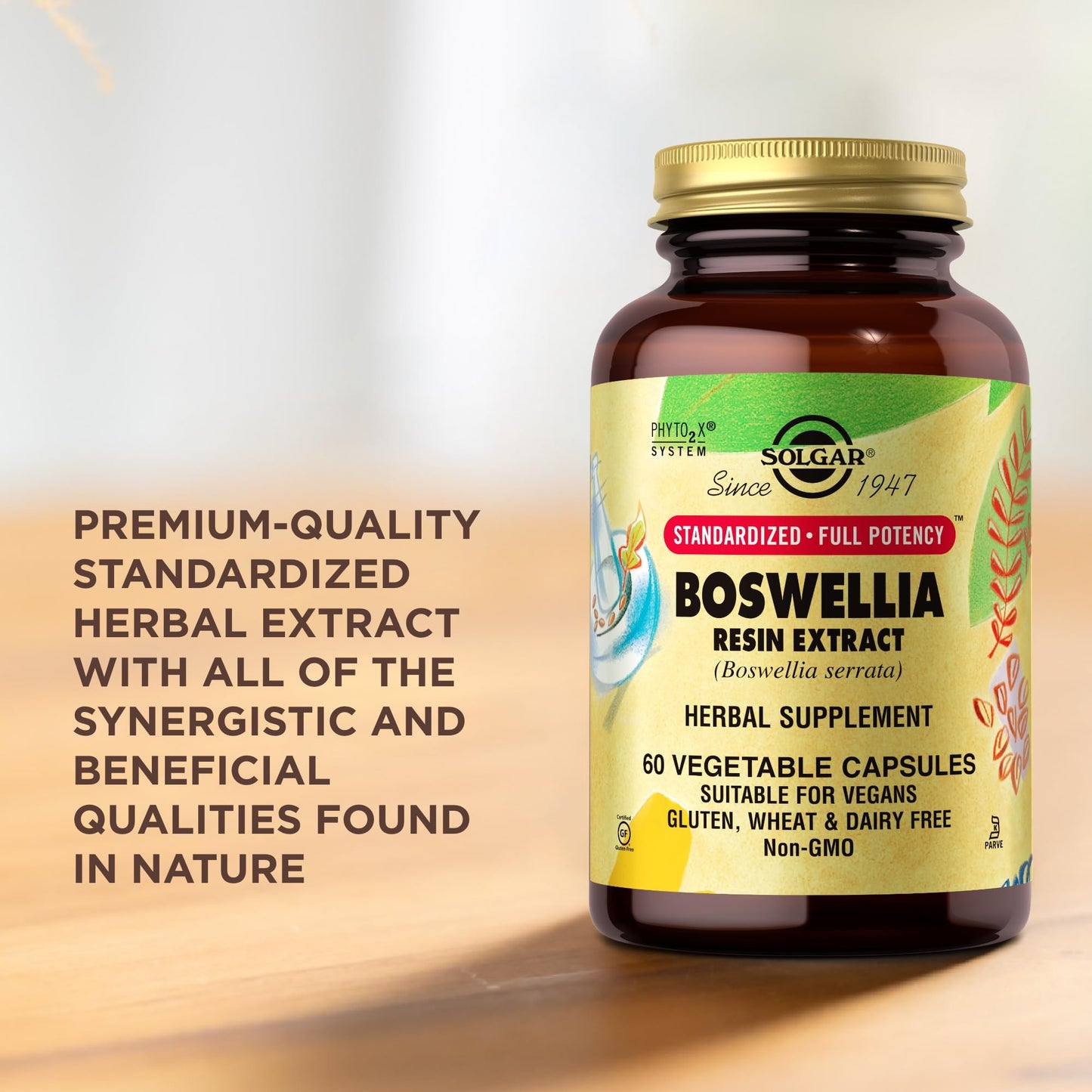 Solgar Boswellia Resin Extract Capsules, 60 Count
