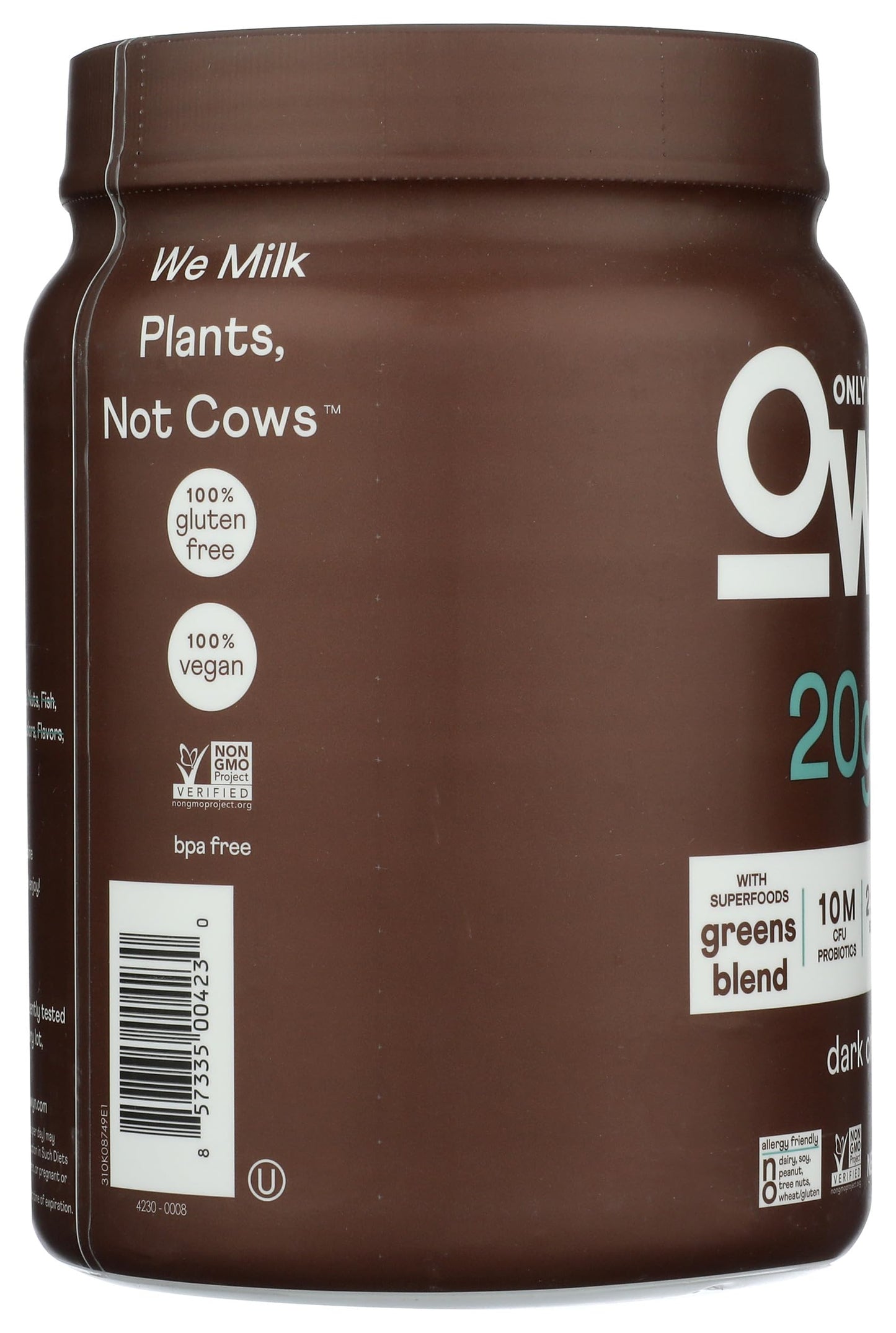 OWYN Only What You Need Plant-Based Protein Powder, 19.2 oz
