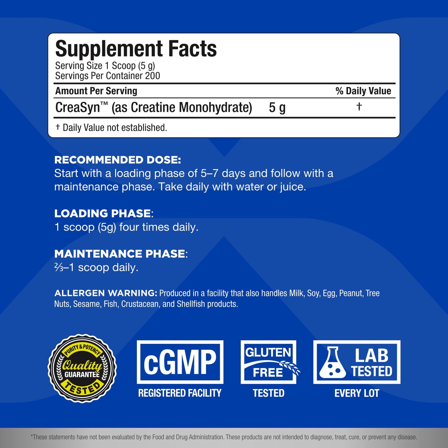 ALLMAX Essentials Creatine Powder 200 Servings
