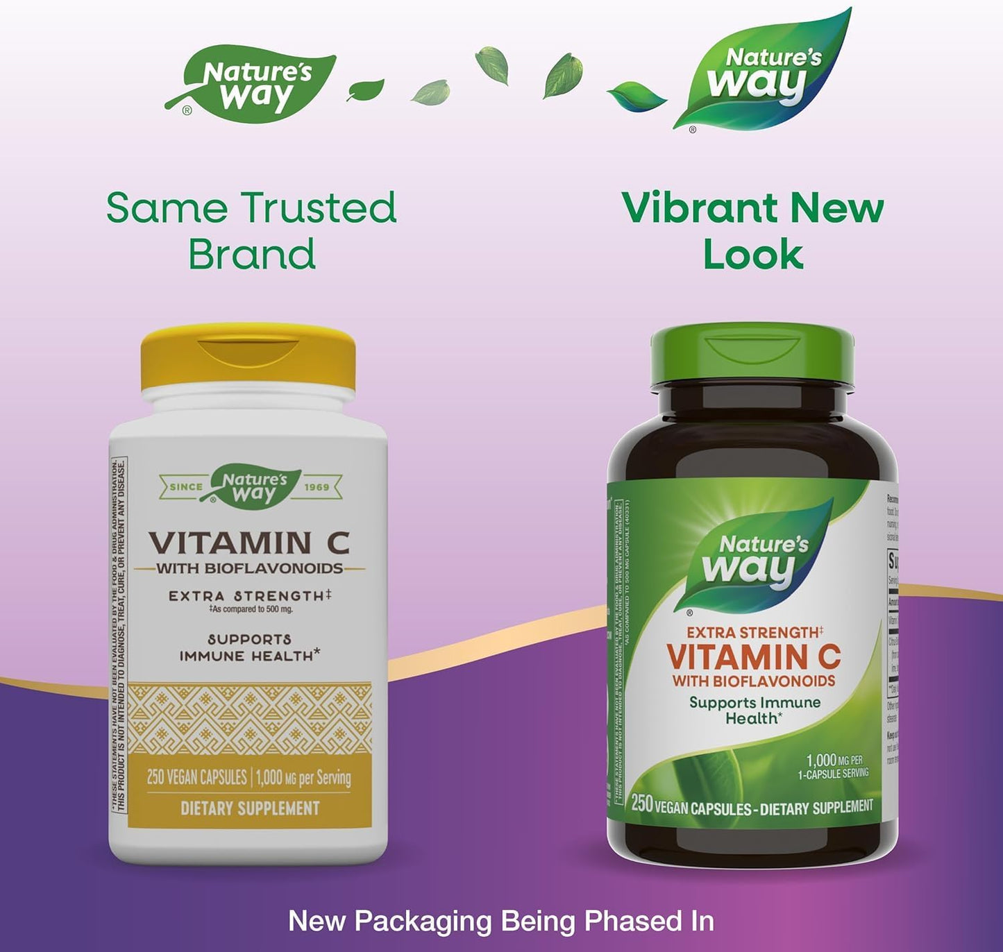 Nature's Way Extra Strength Vitamin C with Bioflavonoids Capsules, 500