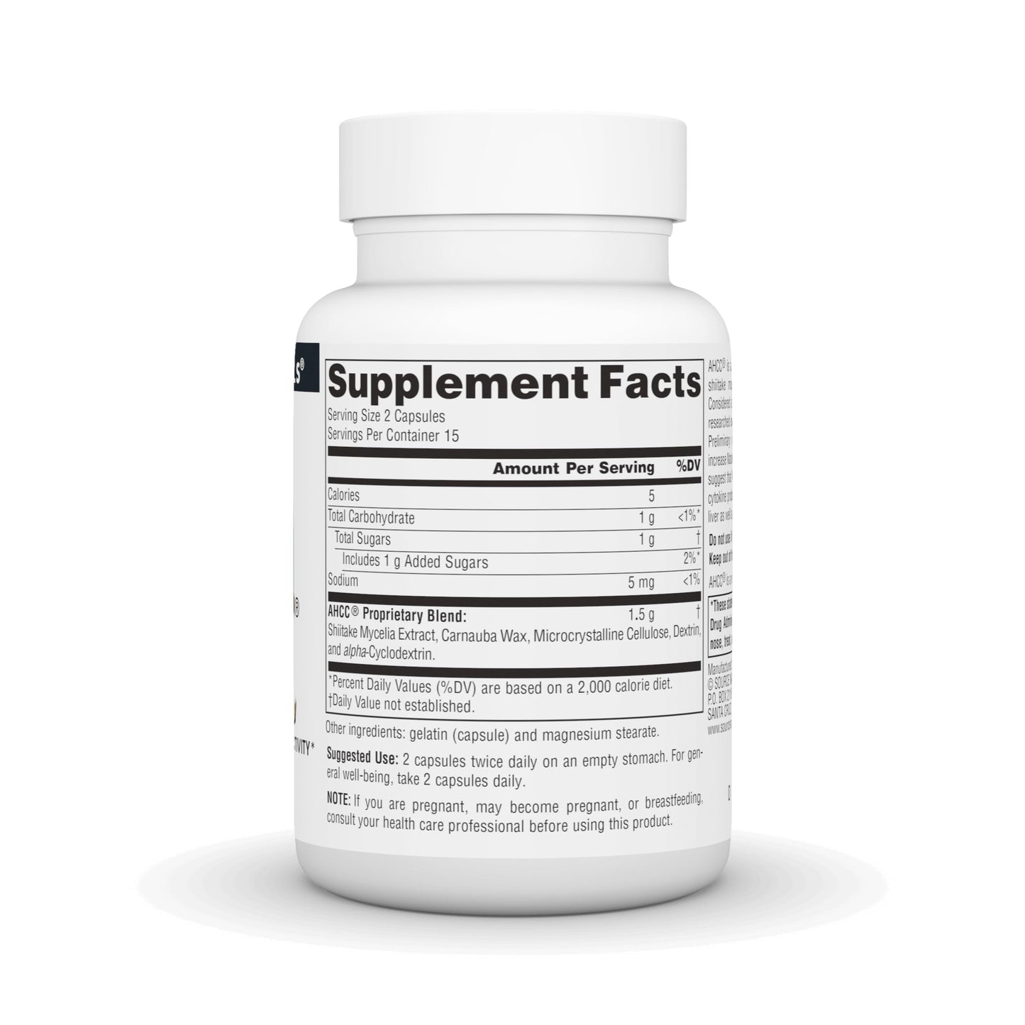 Source Naturals AHCC 750 mg Capsules, 30 Count
