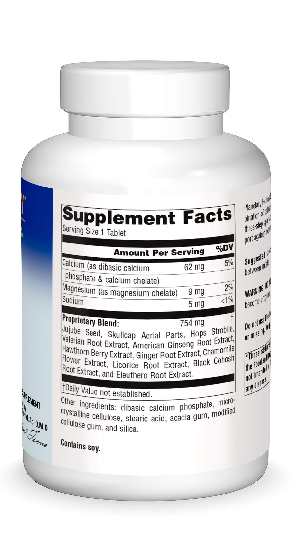 Planetary Herbals Stress Free, Botanical Stress Relief*, 815 mg - 180 Tablets