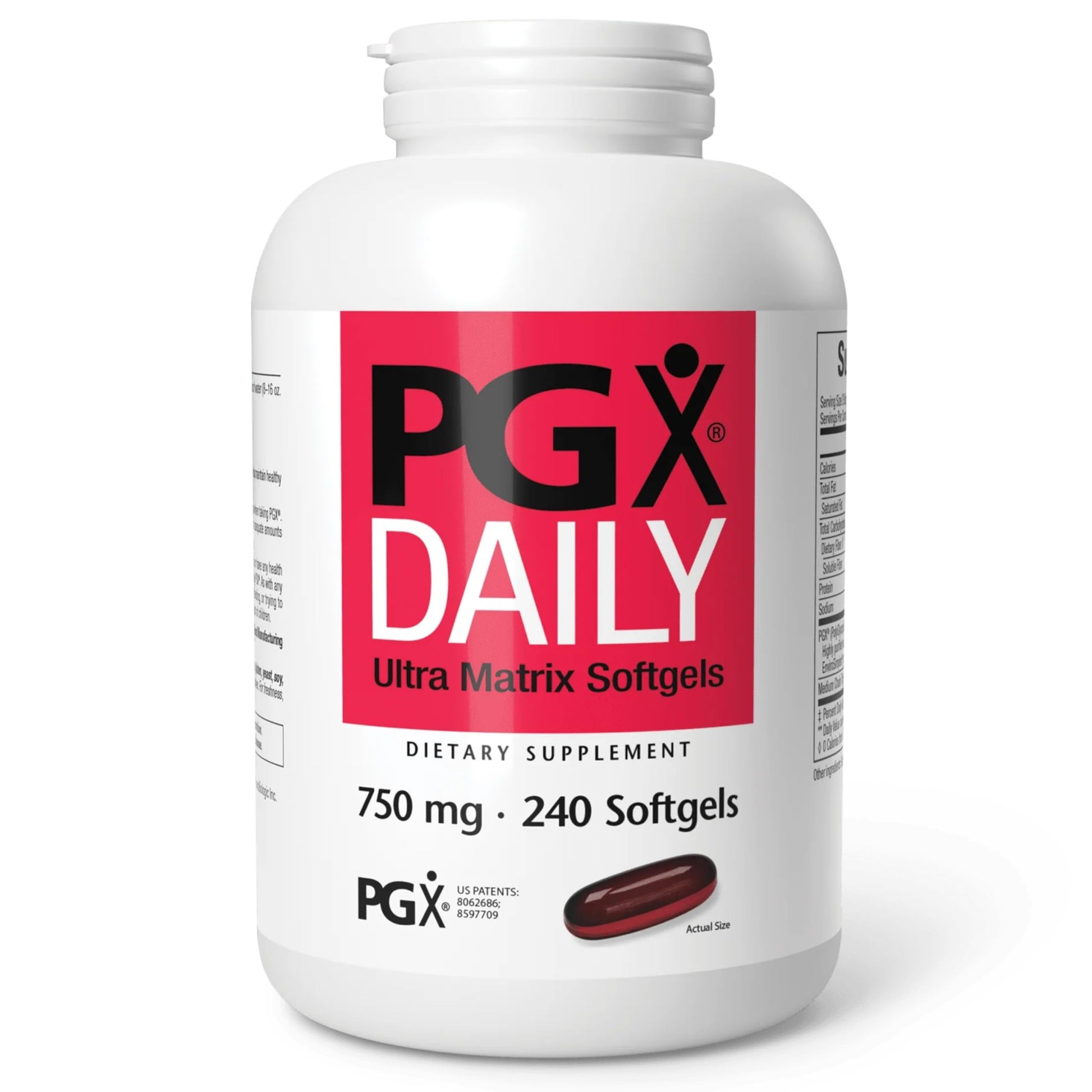 Natural Factors PGX Daily Ultra Matrix, Weight Management Support with MCT Oil Softgel 240
