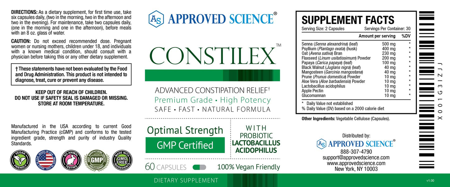 Approved Science Constilex Capsules 360