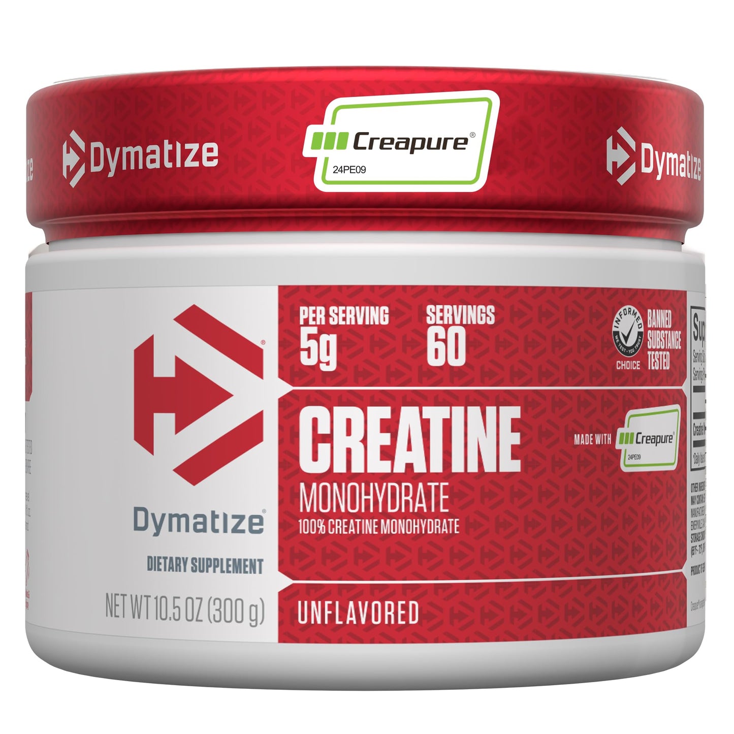 Dymatize Creatine Monohydrate Powder with CREAPURE, 60 Servings