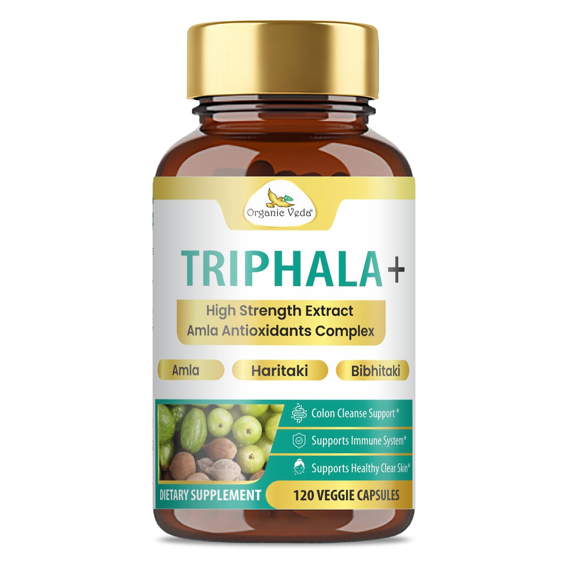Organic Veda Triphala Capsule 120 Count