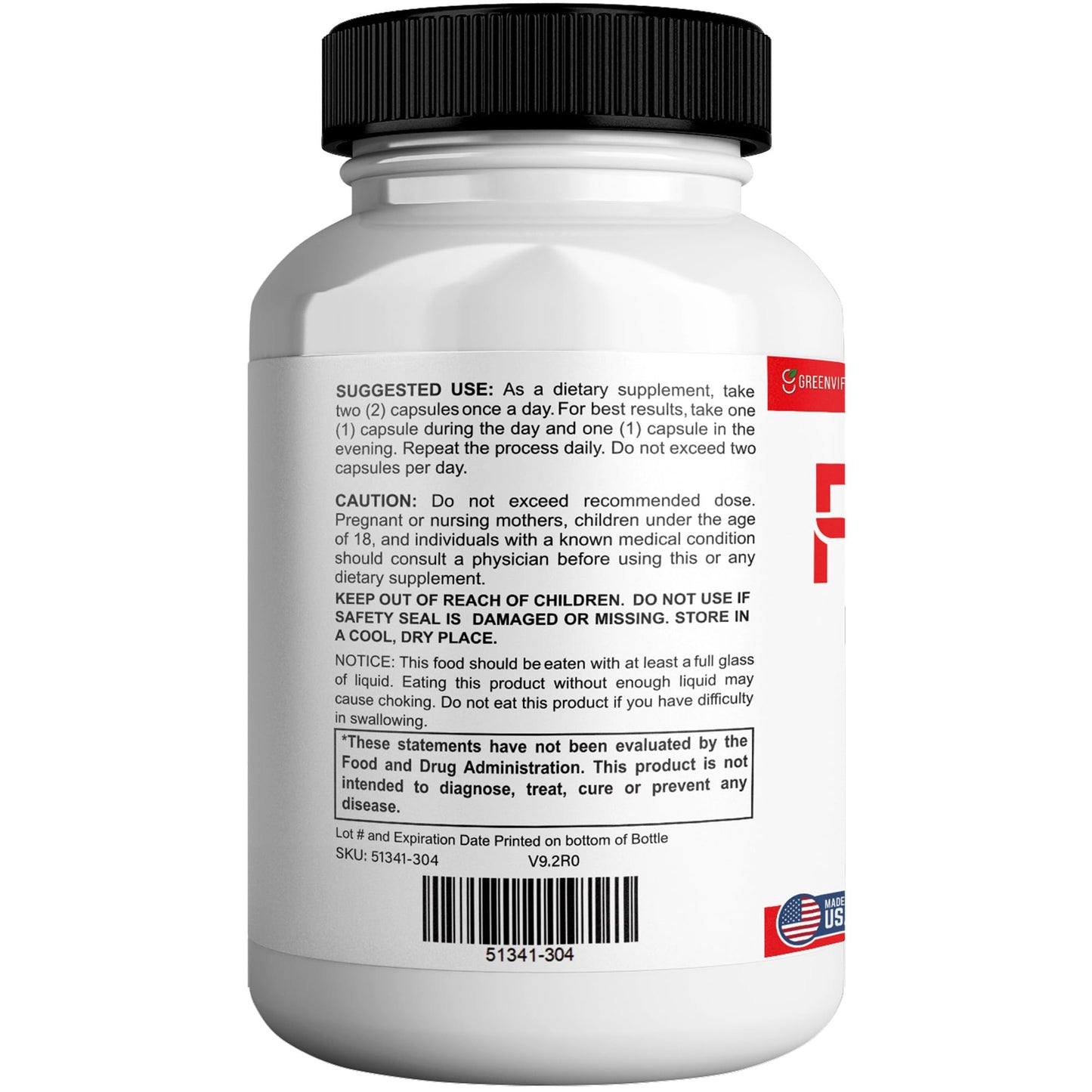 GREENVIFY Maximum Strength Fitcare Dietary Supplement 60 Capsules