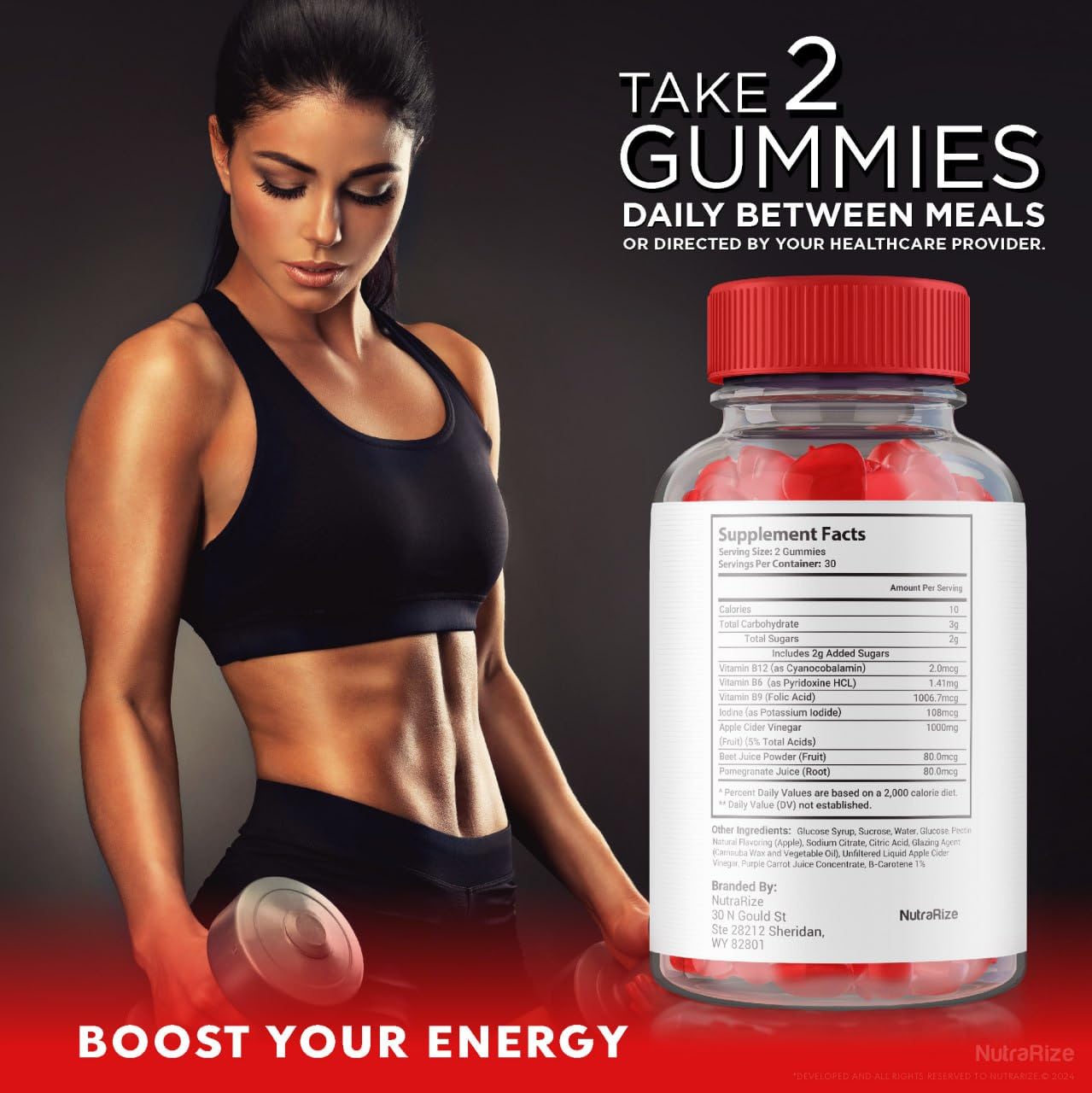 NutraRize Ketosophy Keto + ACV Gummies Gummy 120 Gummies