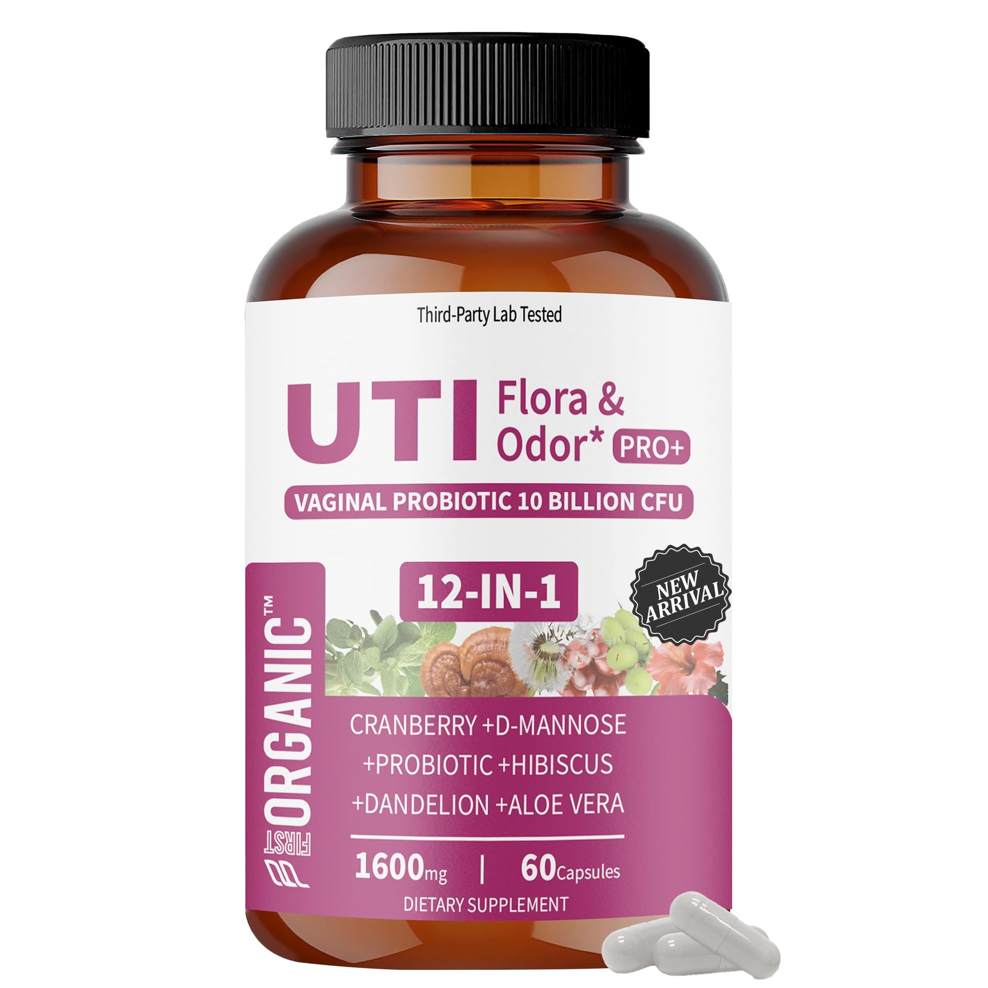 FIRSTORGANIC Women's Advanced Intimate Care Probiotic Capsule 60 Capsules
