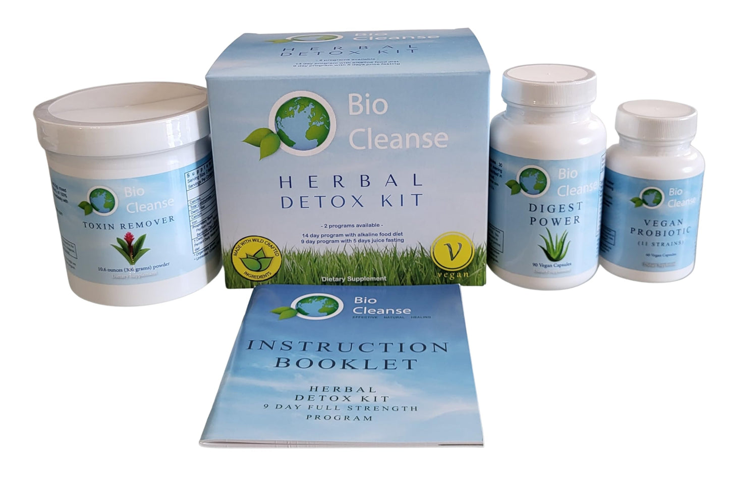 Bio Cleanse Detox Kit Capsule and Powder, 3 Count