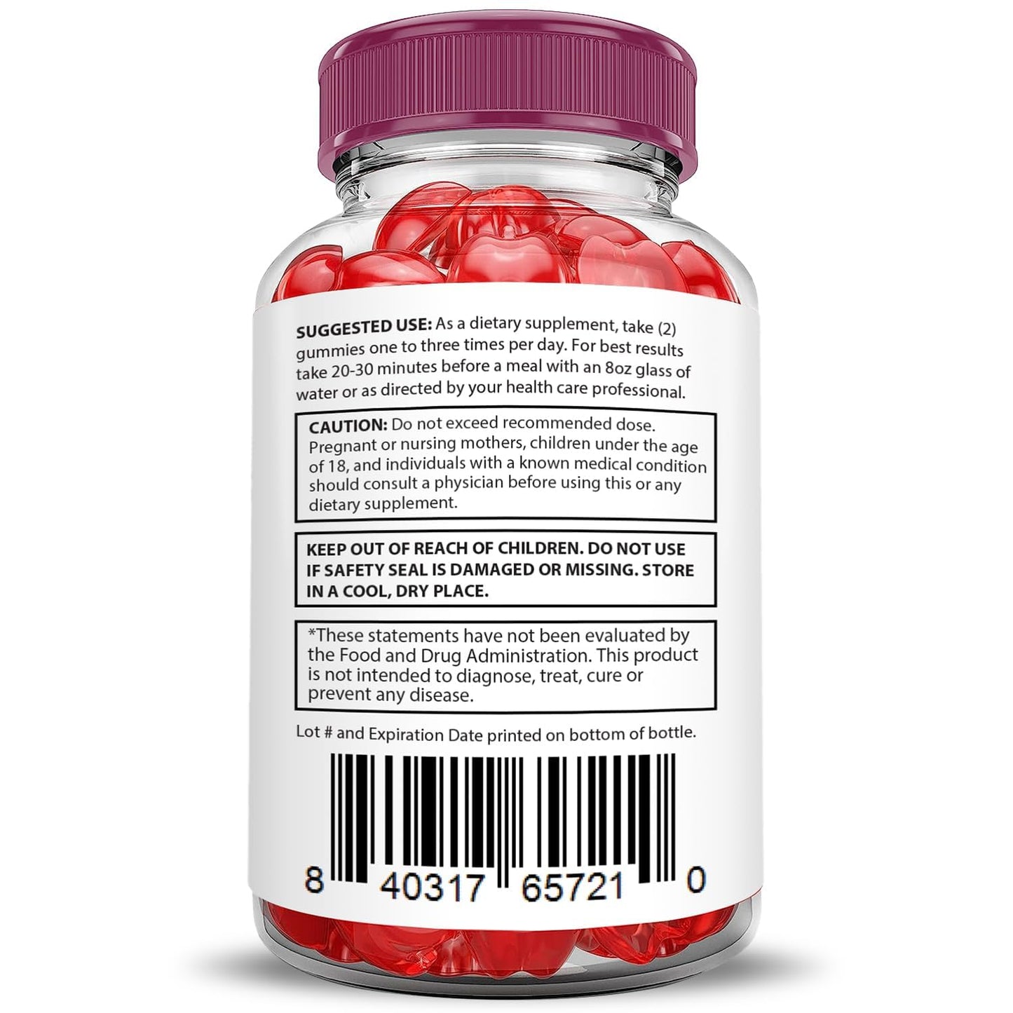 Justified Laboratories X10 Boost Keto ACV Gummy 60 Count