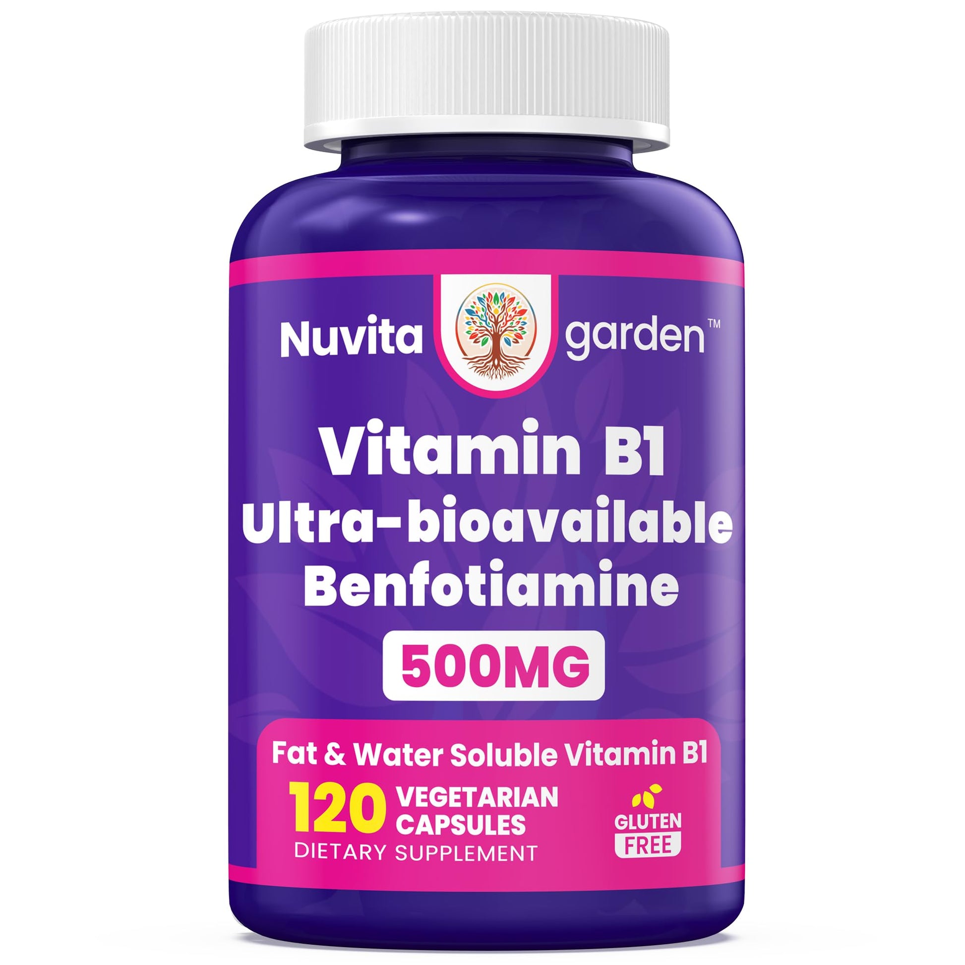 NoMiLu Benfotiamine 500mg Capsule 120 Count
