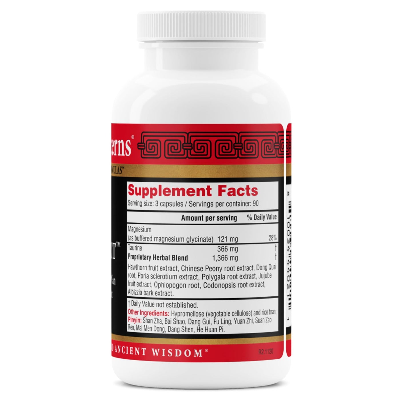 Health Concerns Calm Spirit Stress Relief Supplement with Chinese Herbal Blend - Supports a Relaxed Mood & Emotional Wellness - Magnesium Glycinate & Hawthorn Extract 270 Capsules