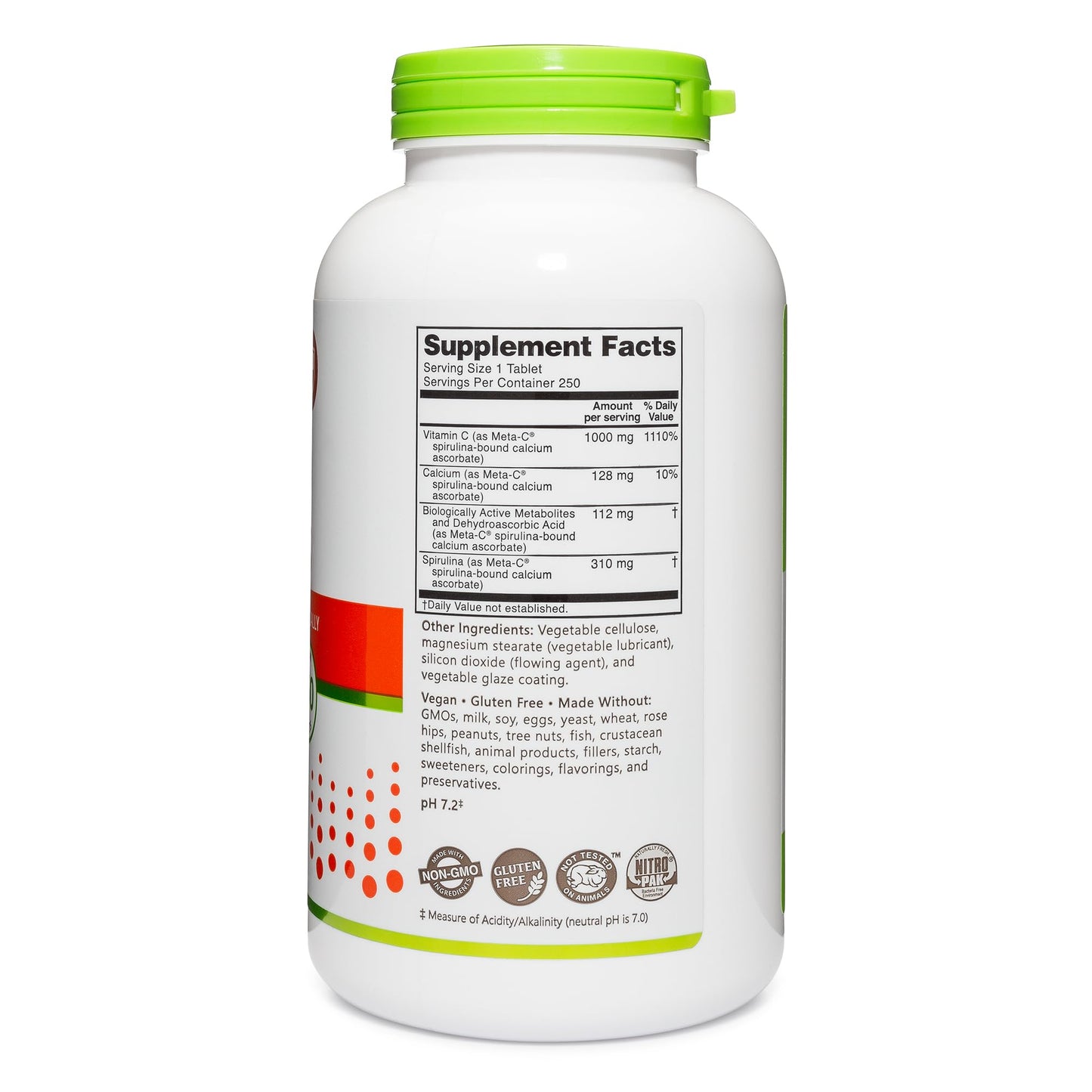 NutriBiotic Meta-C Tablets 250 Count